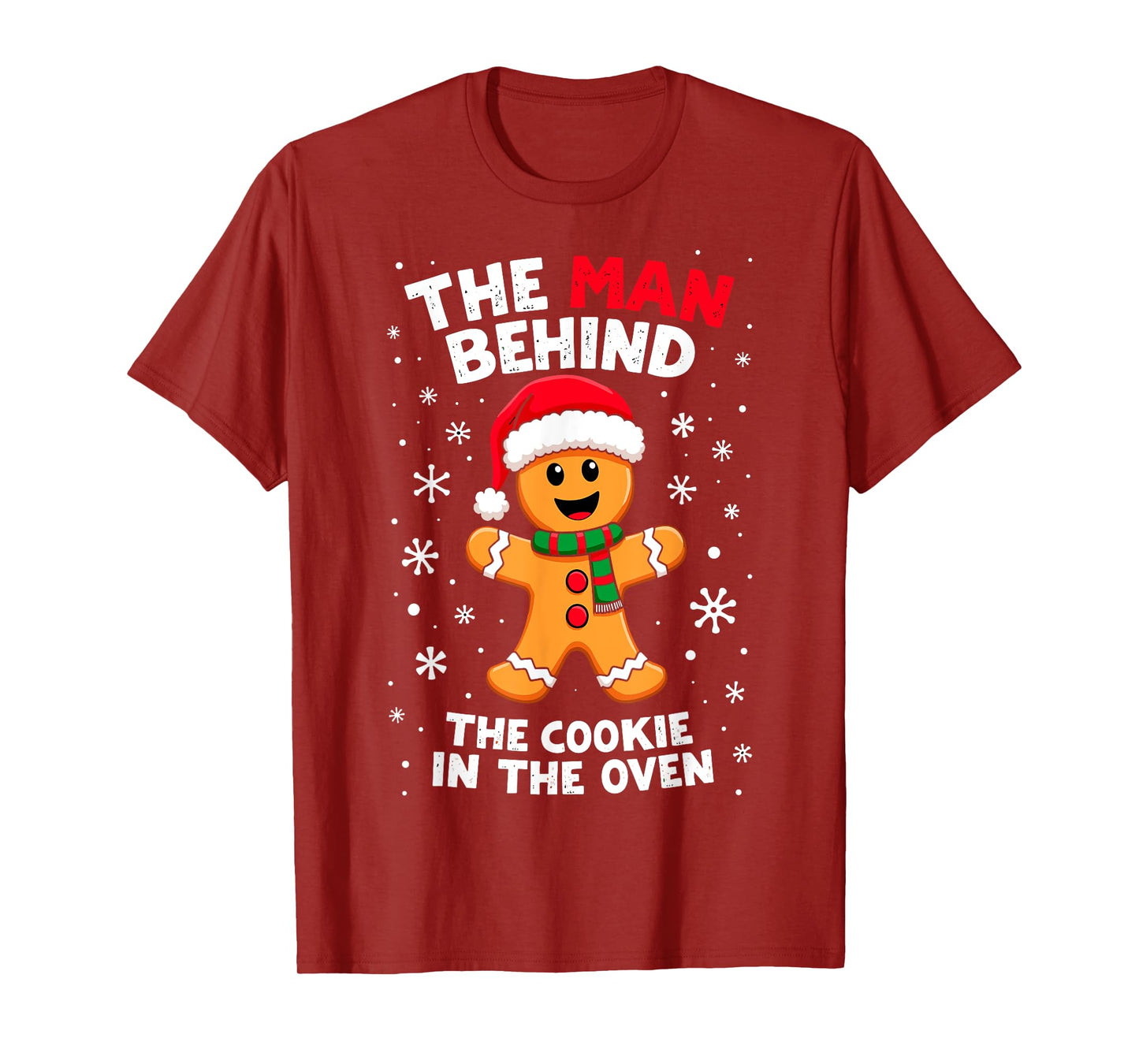 Christmas Funny Gingerbread Joke The Cookie in the Oven T-Shirt