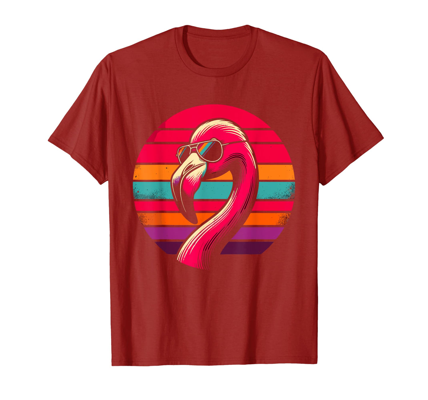 Retro Flamingo with Sunglasses T-Shirt