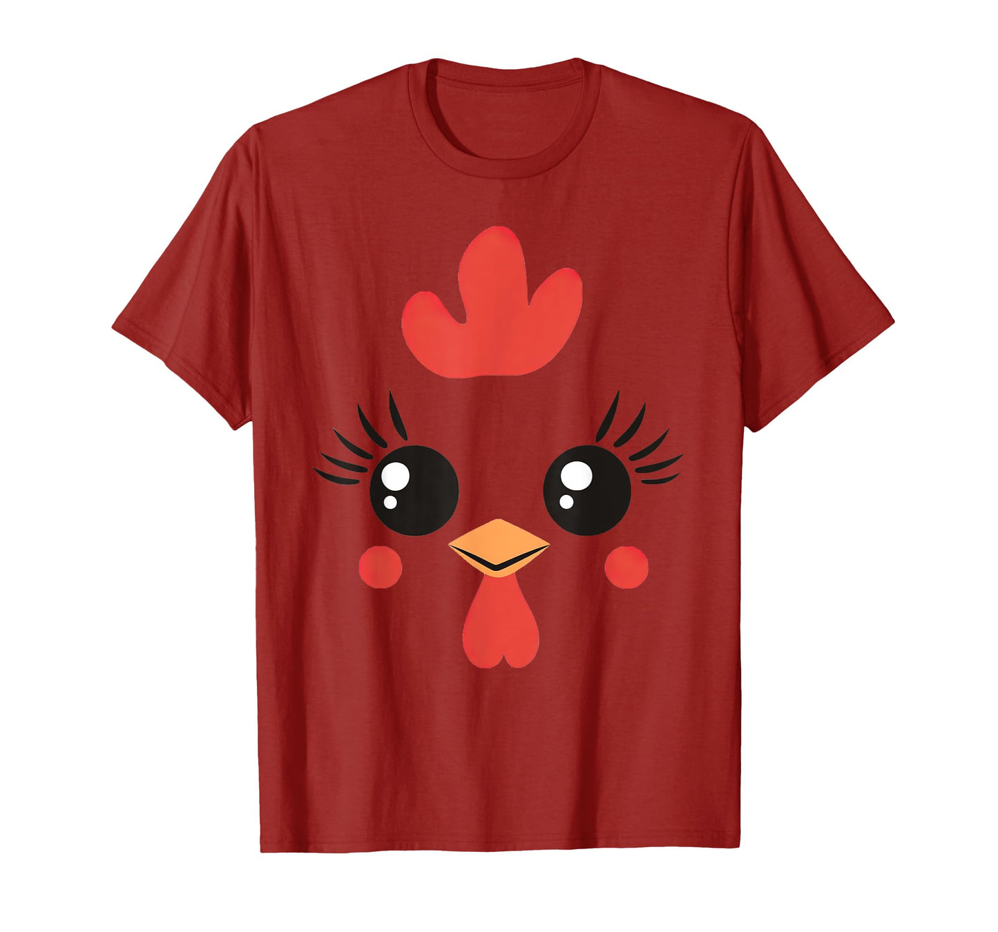 Funny Chicken Face Halloween T-Shirt