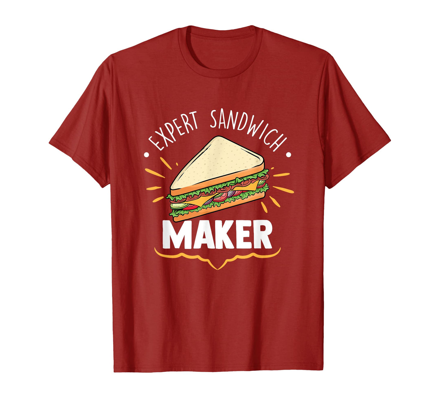 Expert Sandwich Maker Funny Sandwich Making Enthusiast T-Shirt