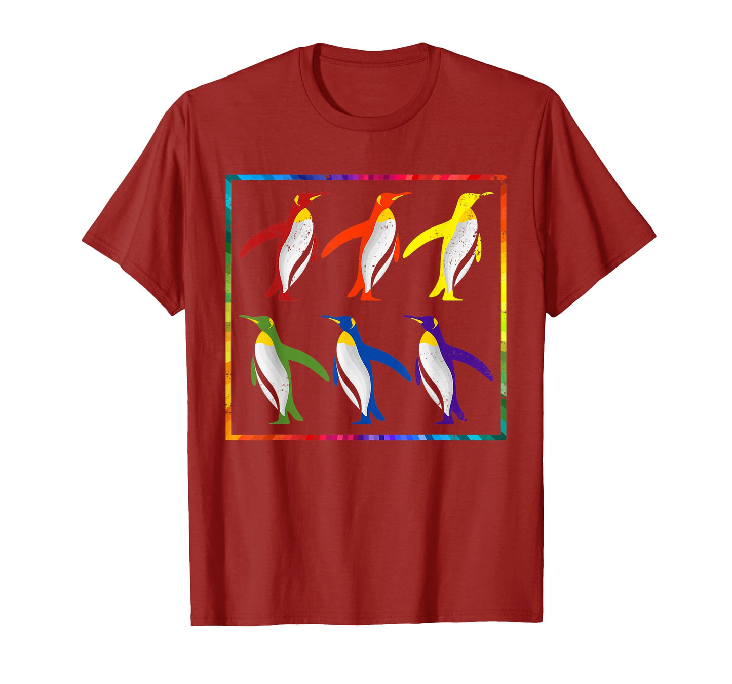 LGBT Flag Rainbow Penguin Gift Pride LGBT T-Shirt
