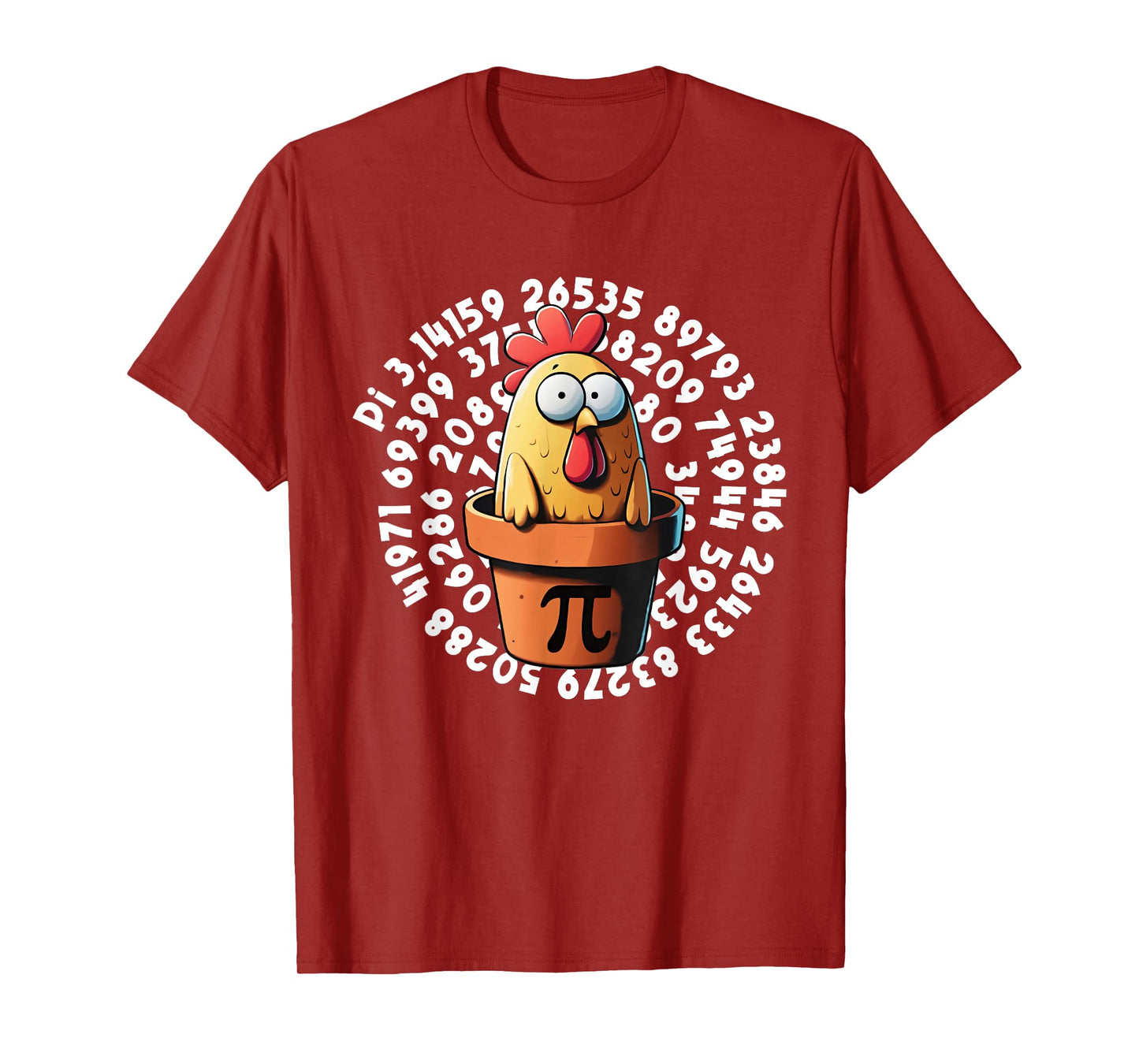 Chicken Pot Pi Shirt Funny Math Pun Pi Day 3.14 T-Shirt