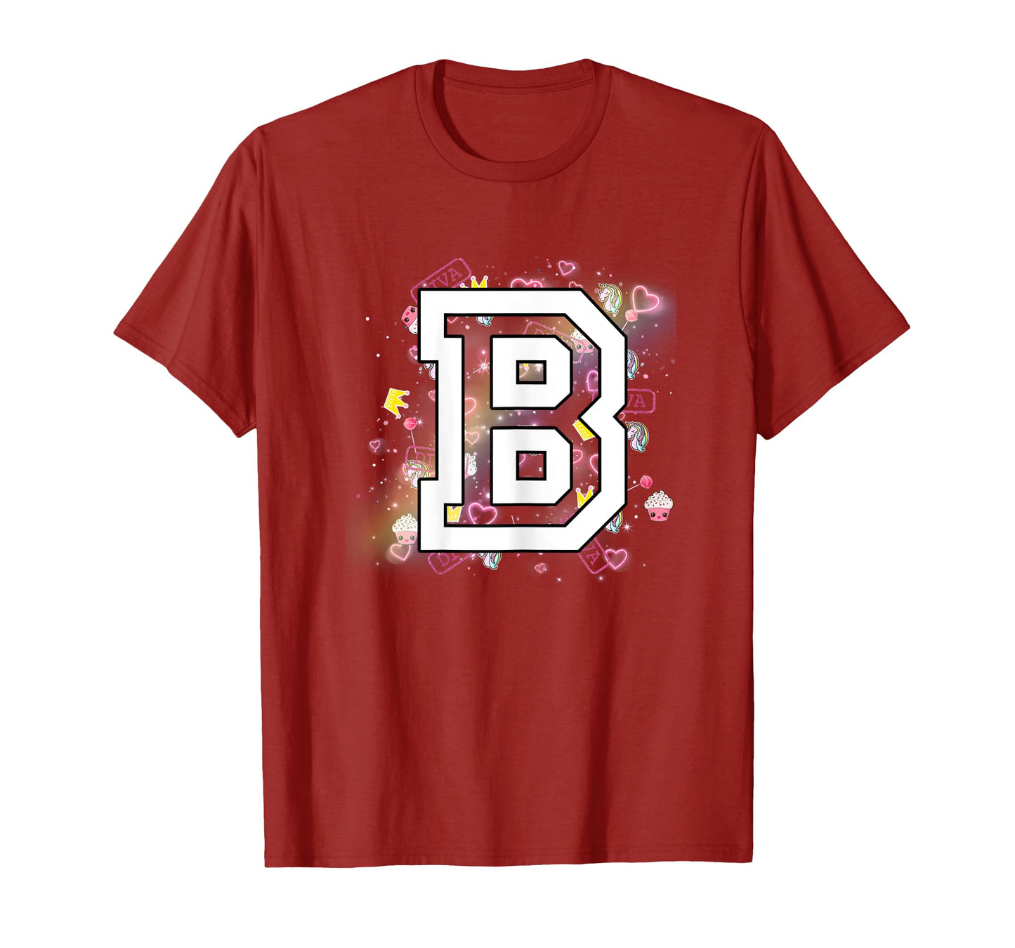 Kids Letter B Clothing For a Girl Who's Name Starts With B T-Shirt