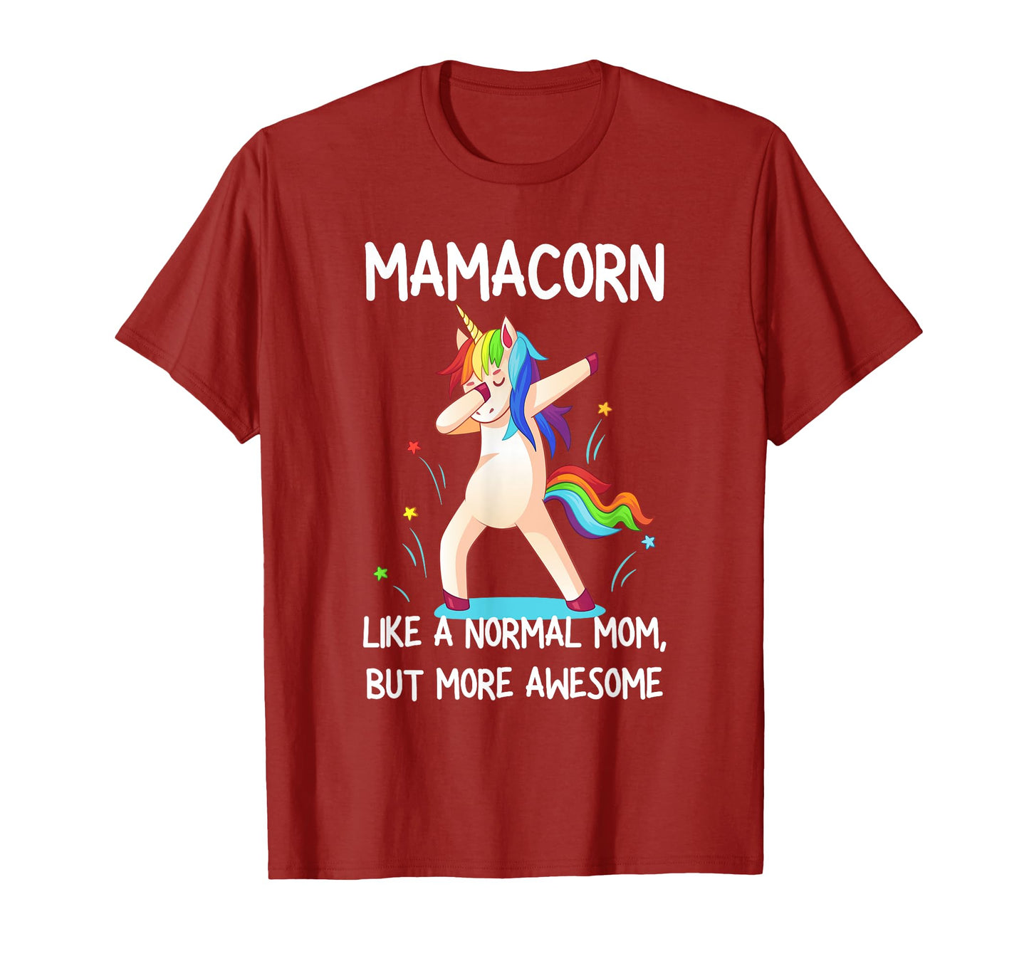 Womens Funny Mamacorn Unicorn Costume Mom Mother's Day T-Shirt