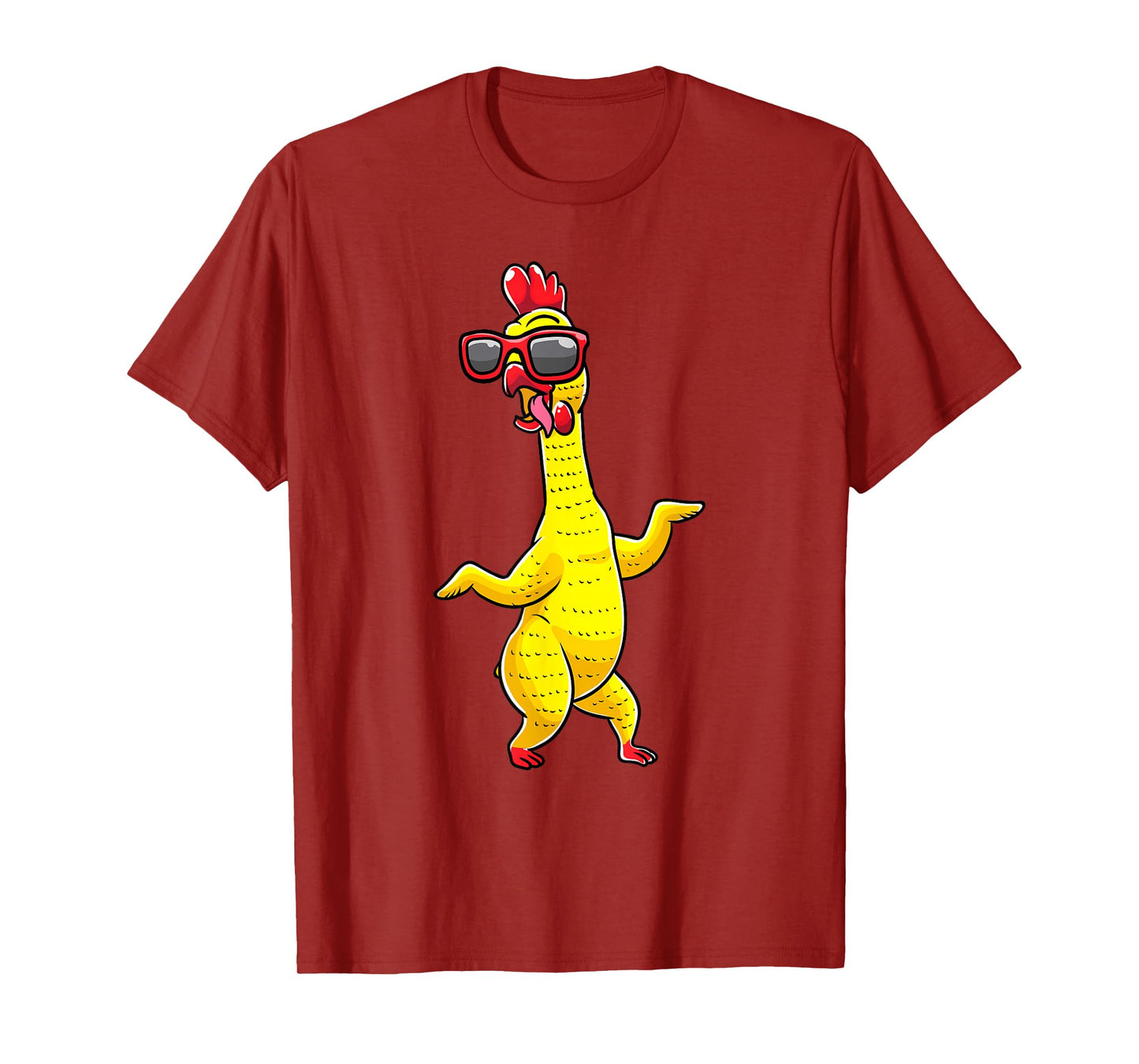 Rubber Chicken Dancing Party Funny Kids Men Women Girls T-Shirt