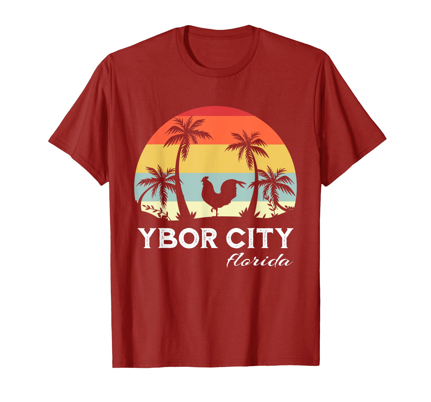 Ybor City Tampa Florida Chicken Lover Souvenir T-Shirt