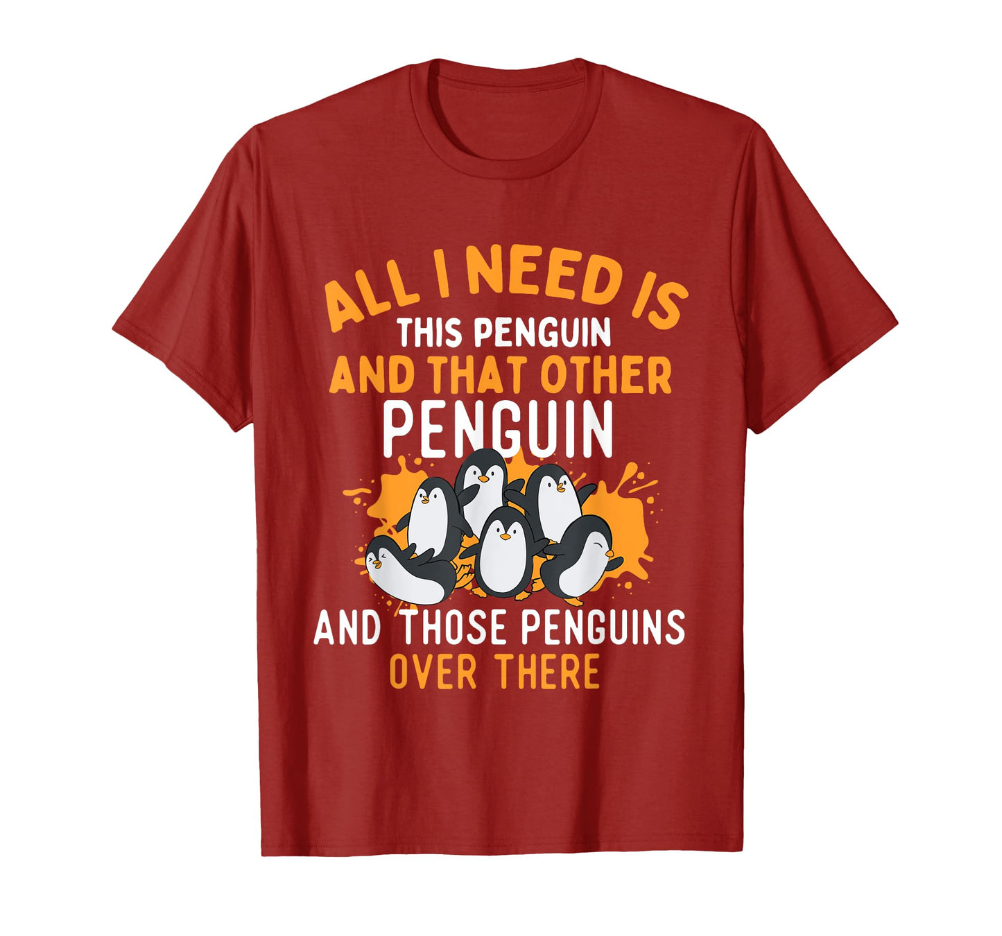 Penguin Lover Shirts All I Need Is This Penguin - Penguin Lover Bird Watcher T-Shirt