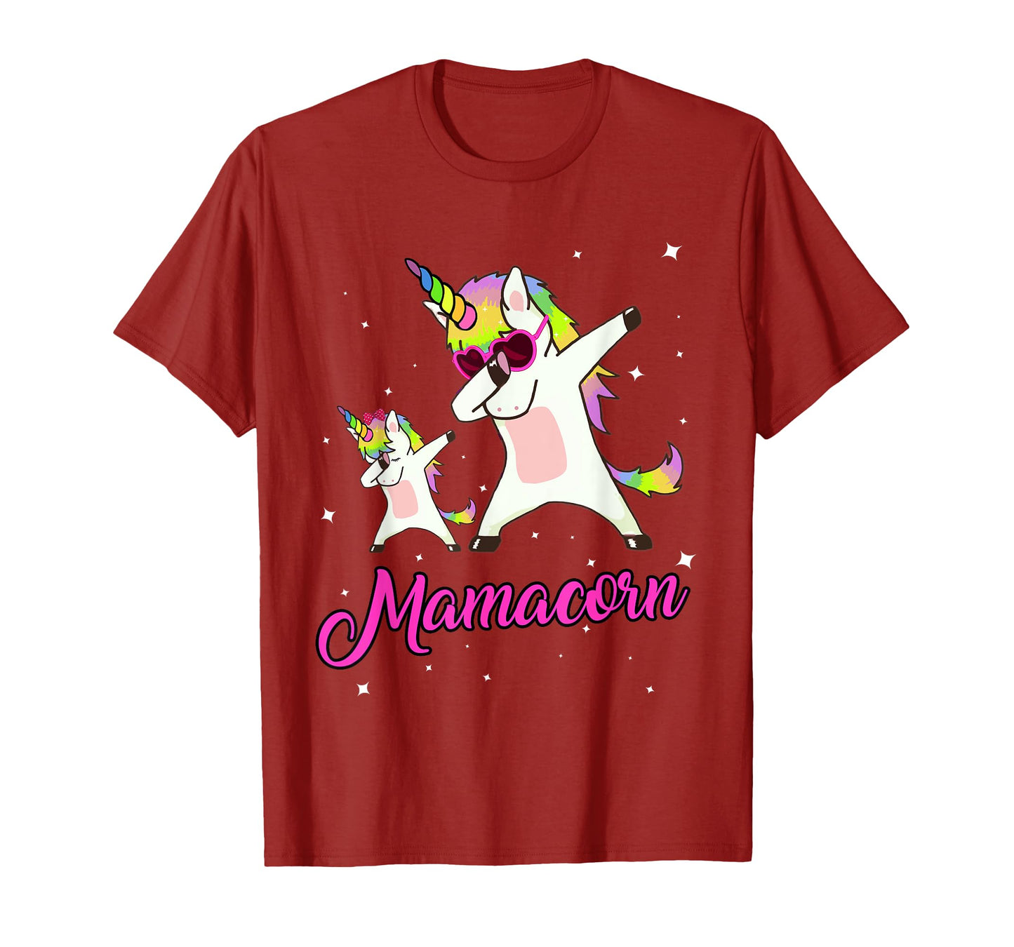 Mamacorn Unicorn Mom Mother's Day Mommy of the Unicorn Girl T-Shirt