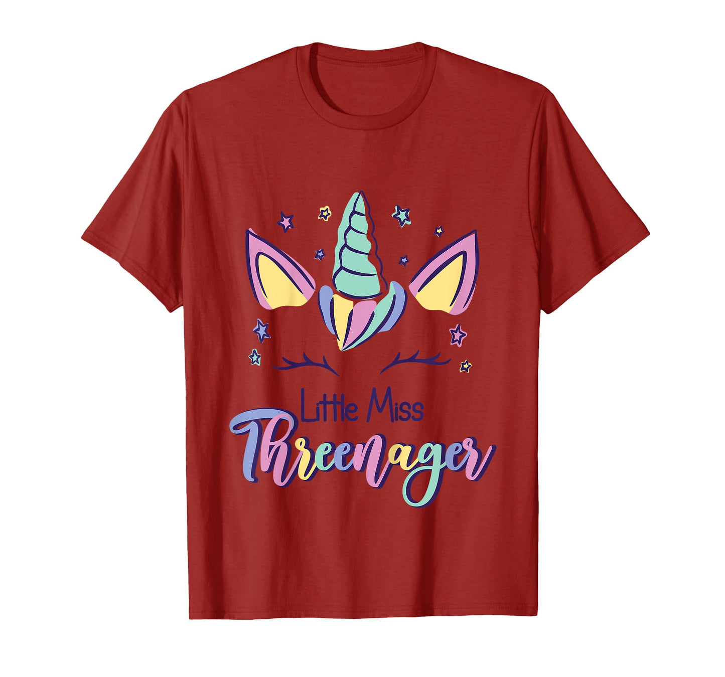 Little Miss Threenager Birthday 3 Years T-Shirt