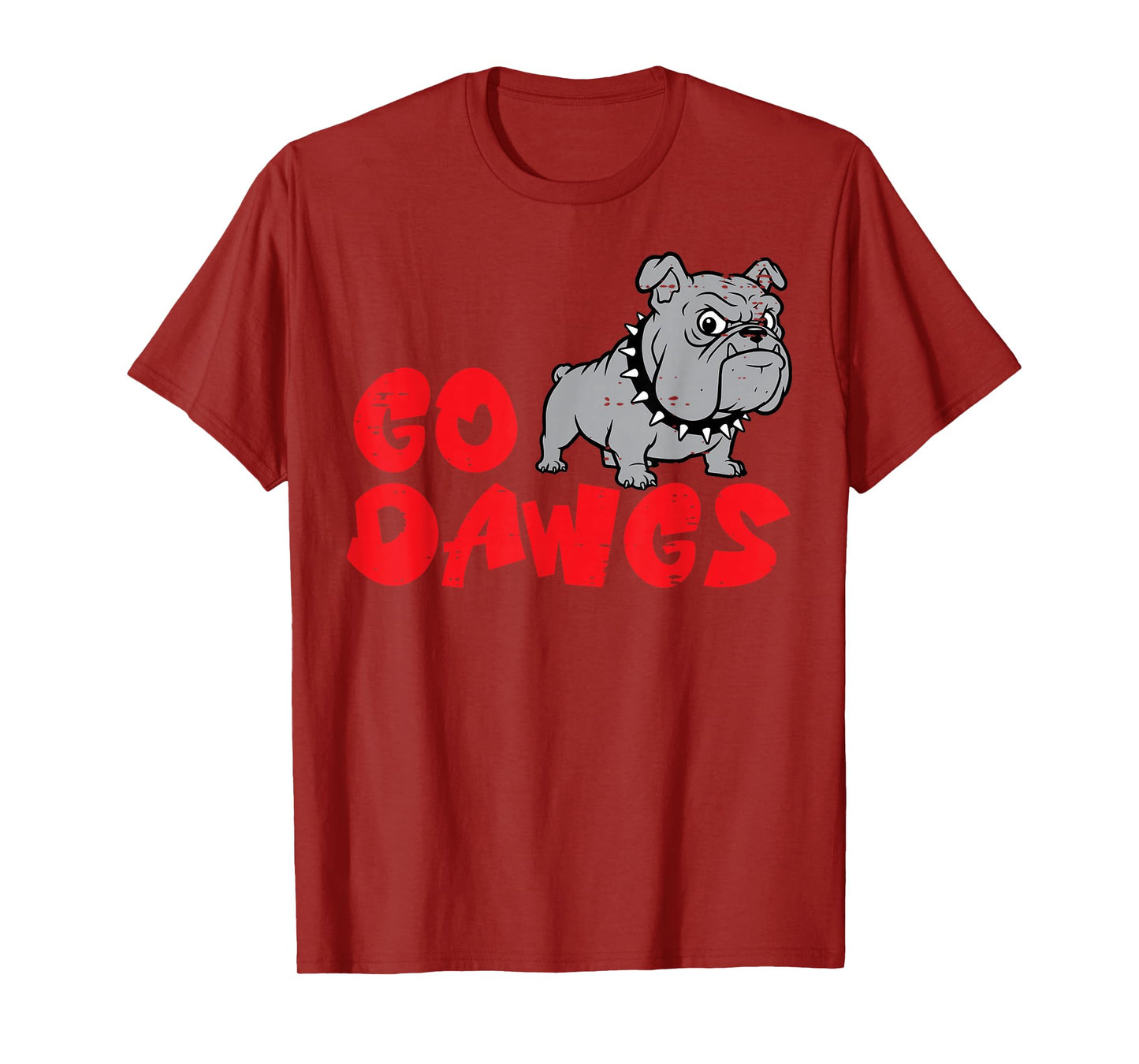 Go Dawgs Bulldog Men Kids Boys Girls Women Youth Teen T-Shirt