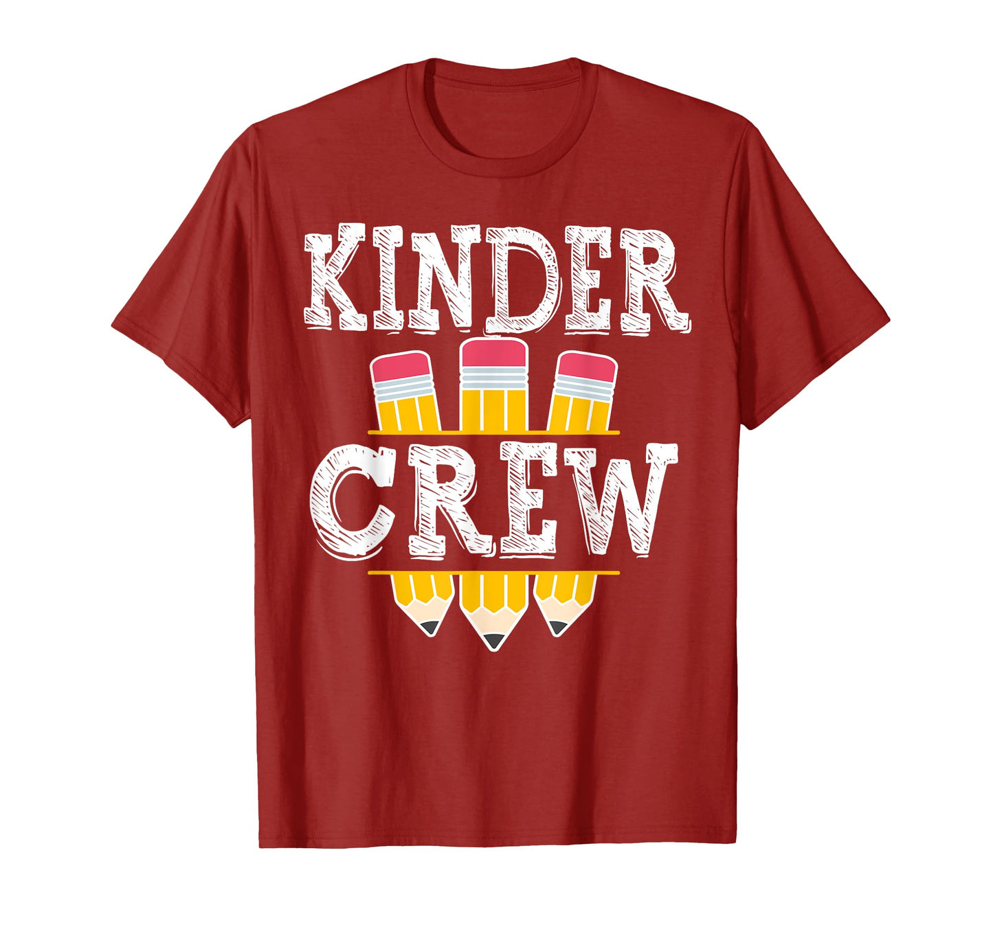 Kinder Crew Fun Kindergarten Squad Teacher 1st Day of School T-Shirt