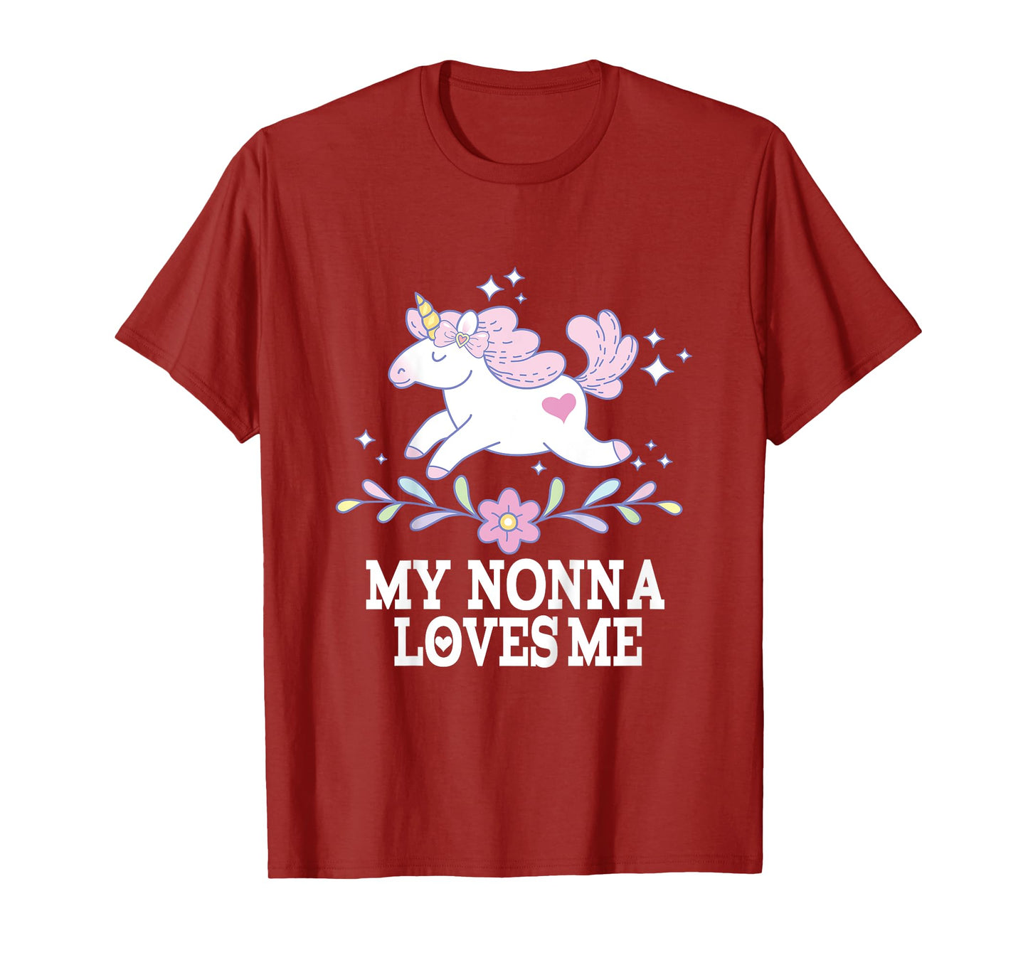 My Nonna Loves Me Granddaughter Unicorn T-Shirt