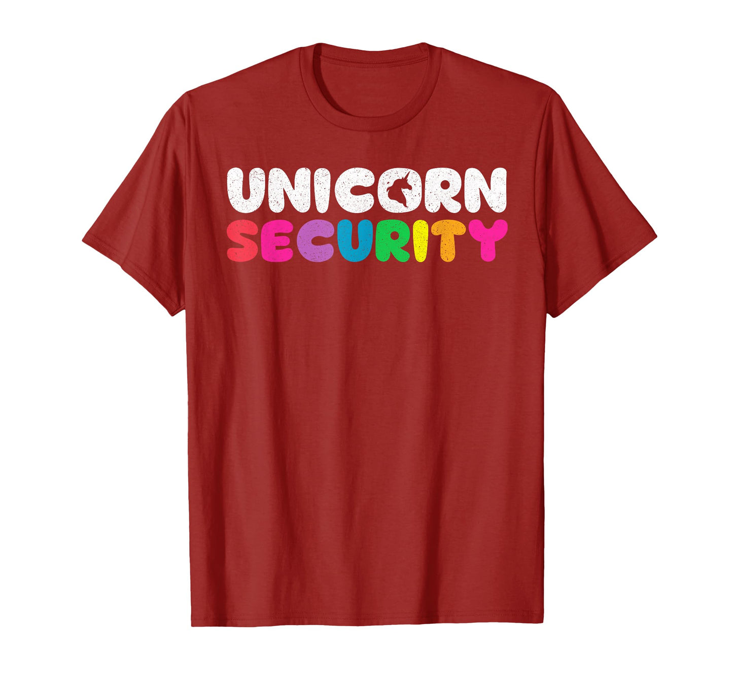 Cute Unicorn Security Halloween Costume T-Shirt