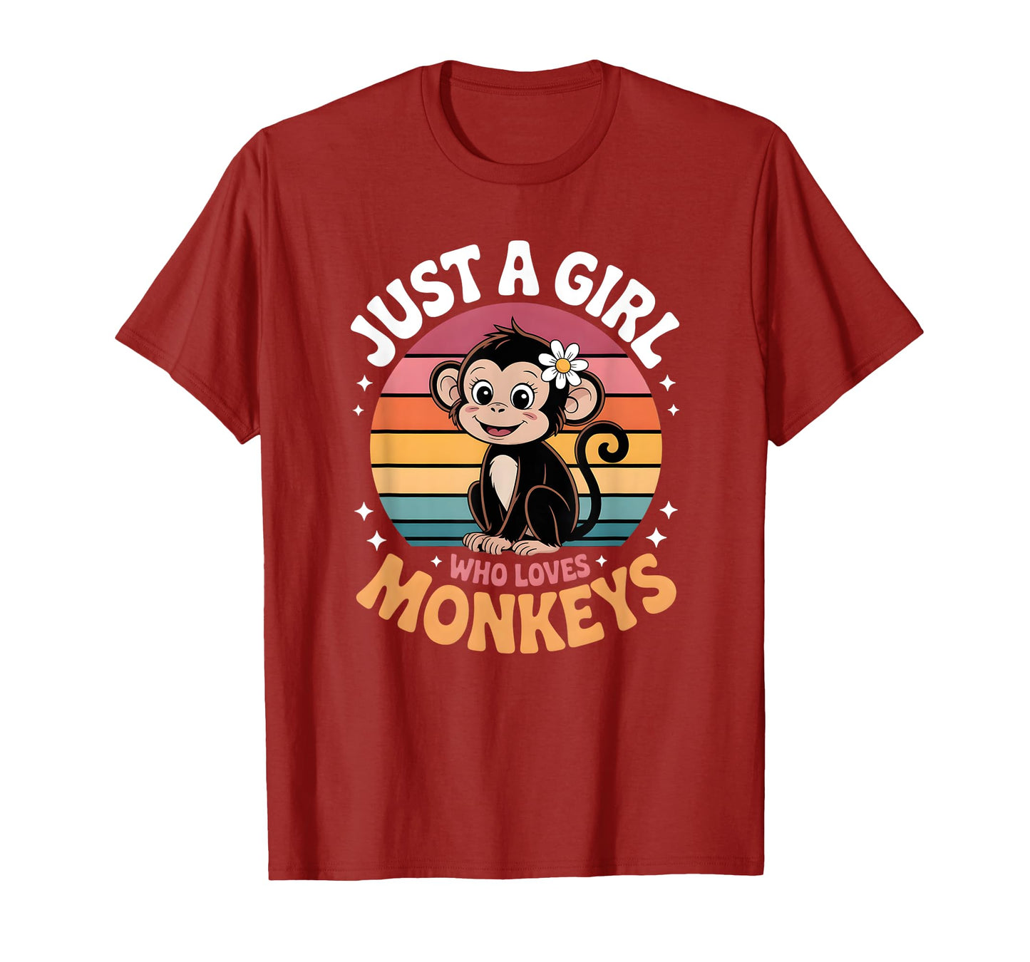 Girls Monkey T-Shirt