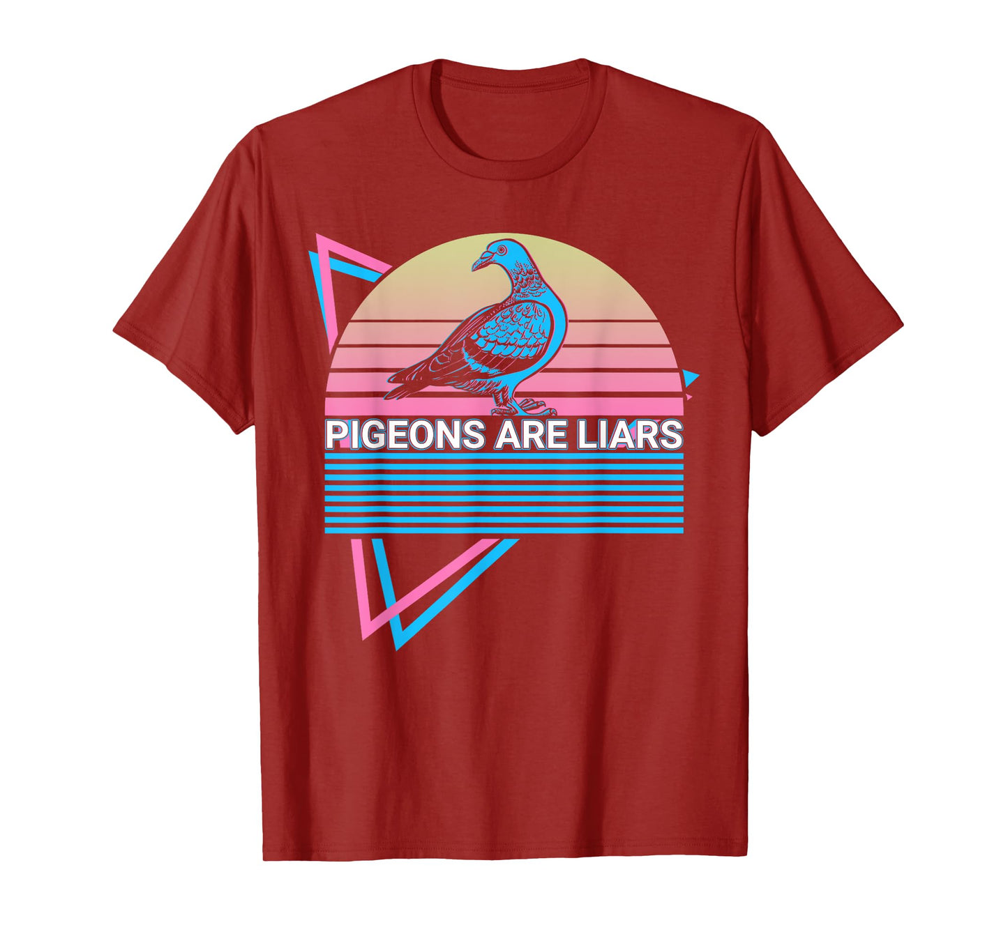 Pigeons Are Liars Pigeons Are Liars Retro T-Shirt