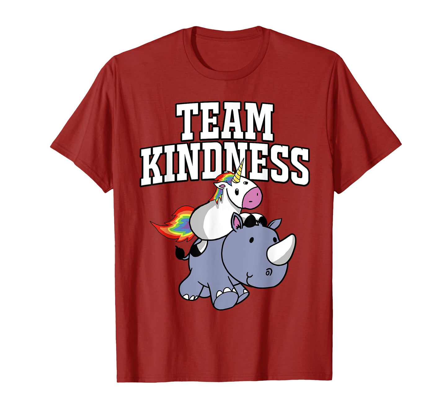 Choose Kind Shirt - Rhino Unicorn Team Kindness Shirt T-Shirt