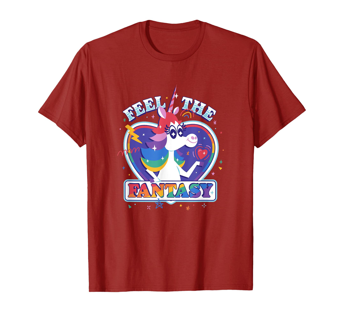 Disney Pixar Inside Out Fantasy Rainbow Unicorn T-Shirt