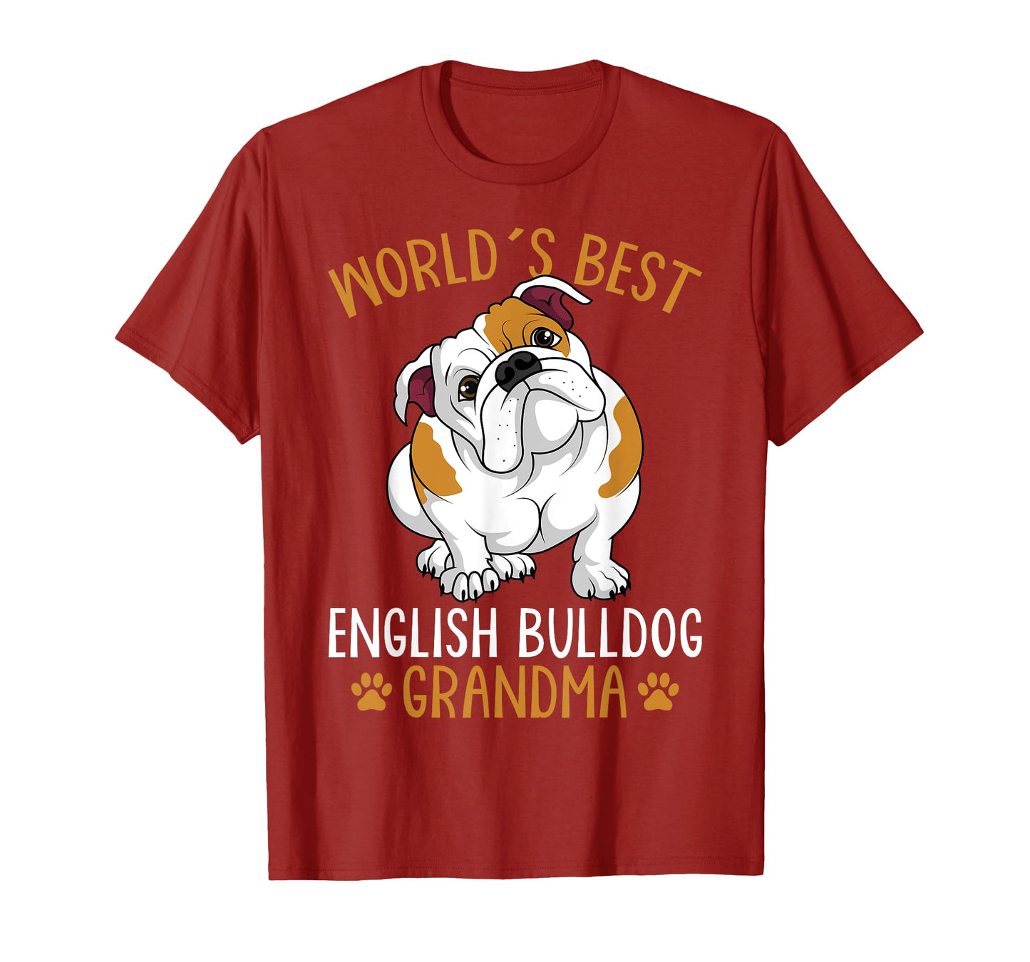 World´s Best English Bulldog Grandma Dog Owner Funny Women T-Shirt