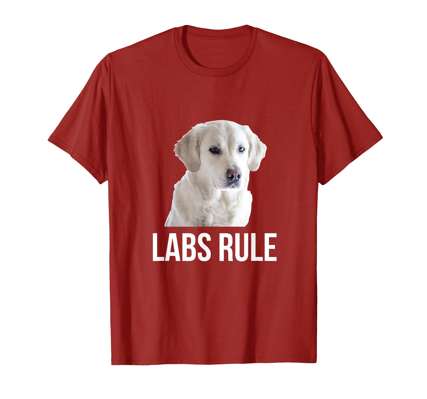 White Labrador Retrievers Rule (Labs) T-Shirt T-Shirt