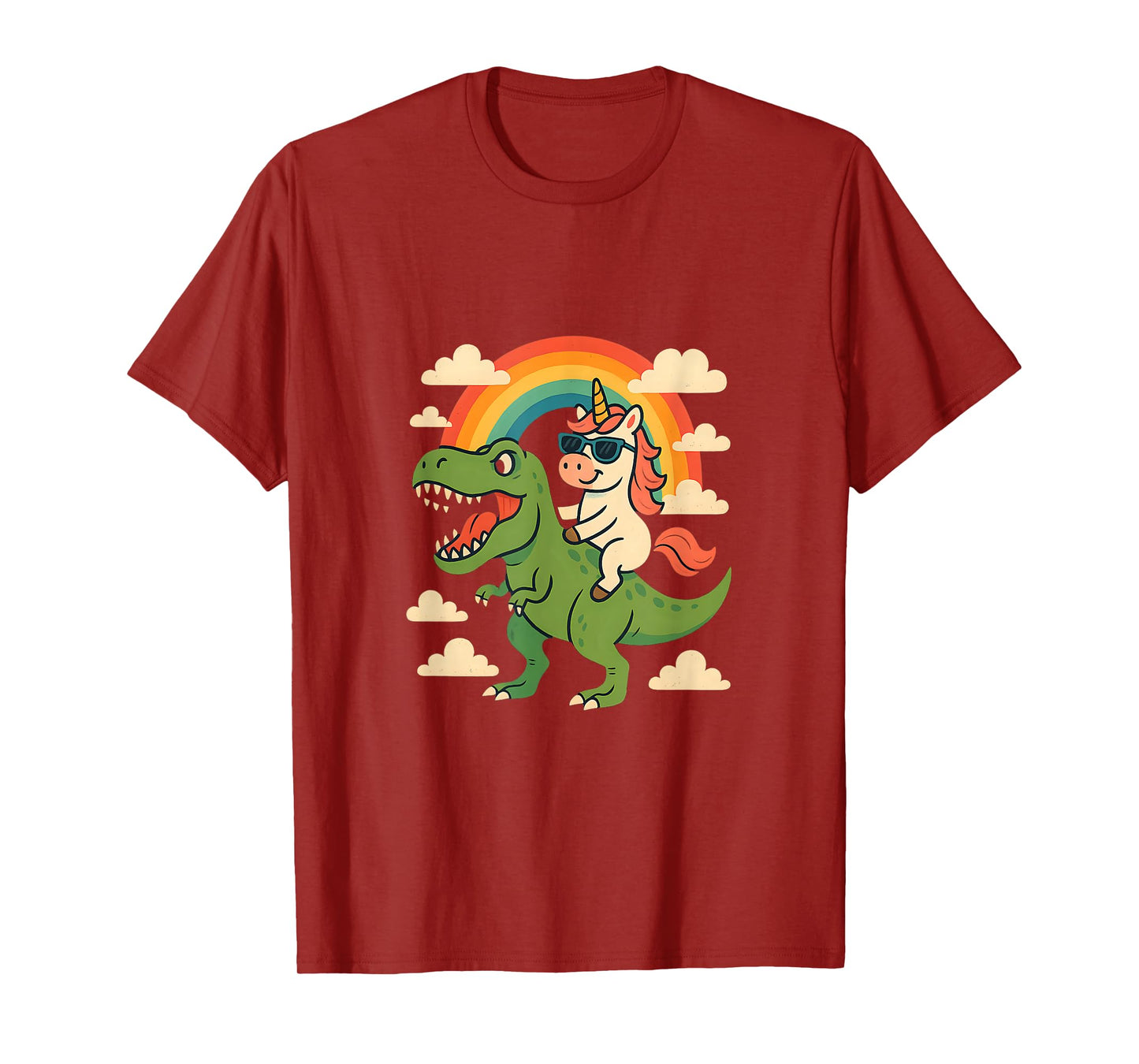 Unicorn Riding a TRex T-Shirt