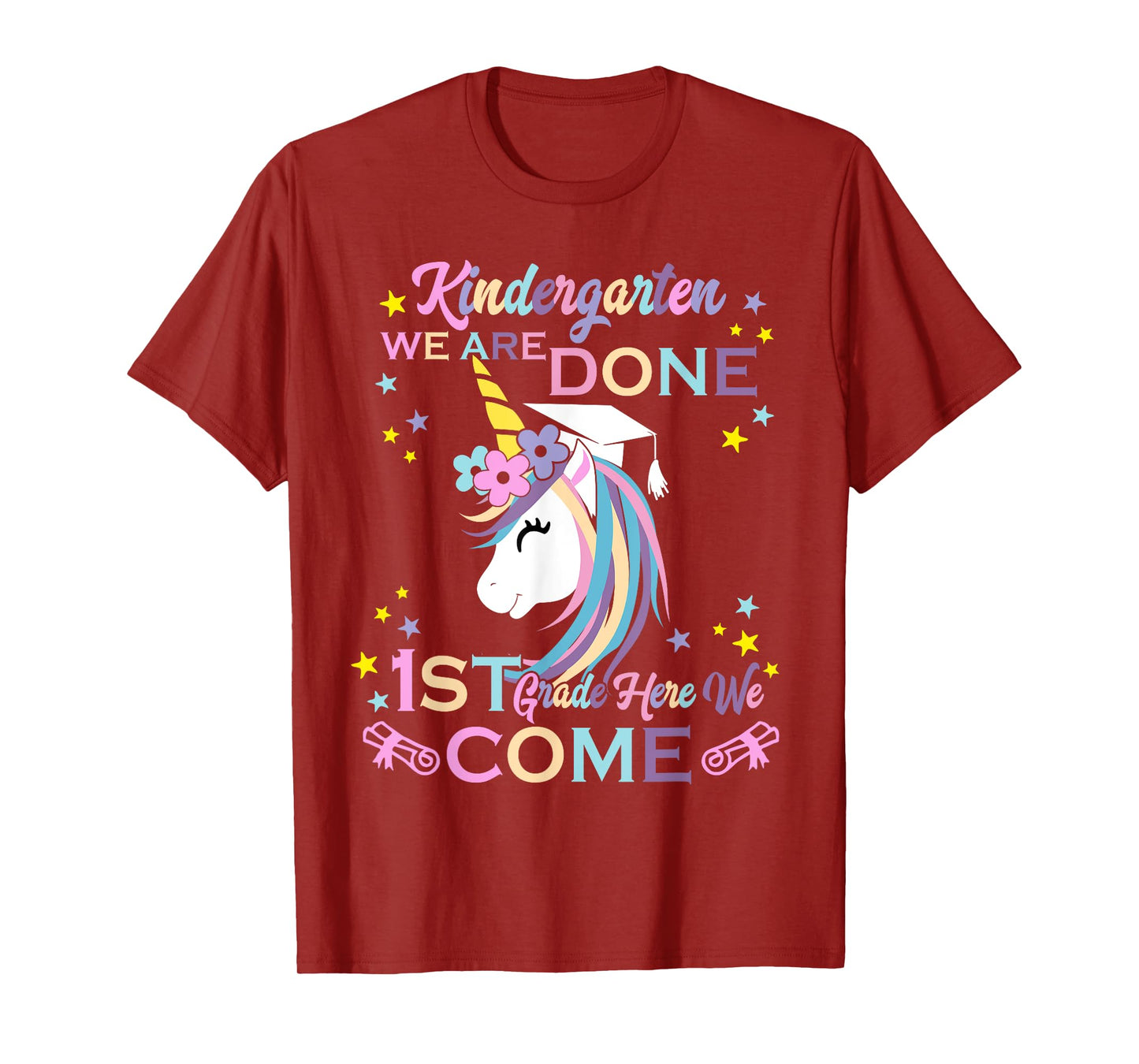 Kindergarten Graduation Magical Unicorn T-Shirt