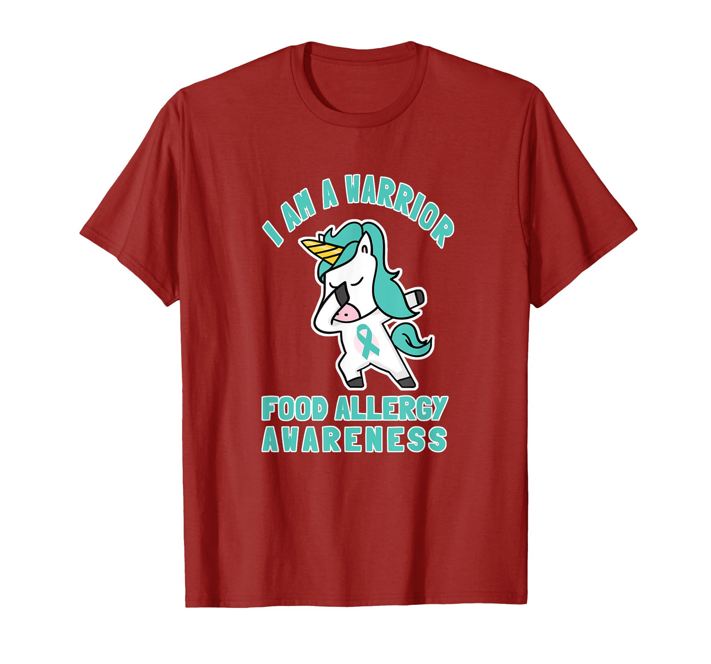 Im A Warrior Food Allergies Awareness Unicorn T-Shirt