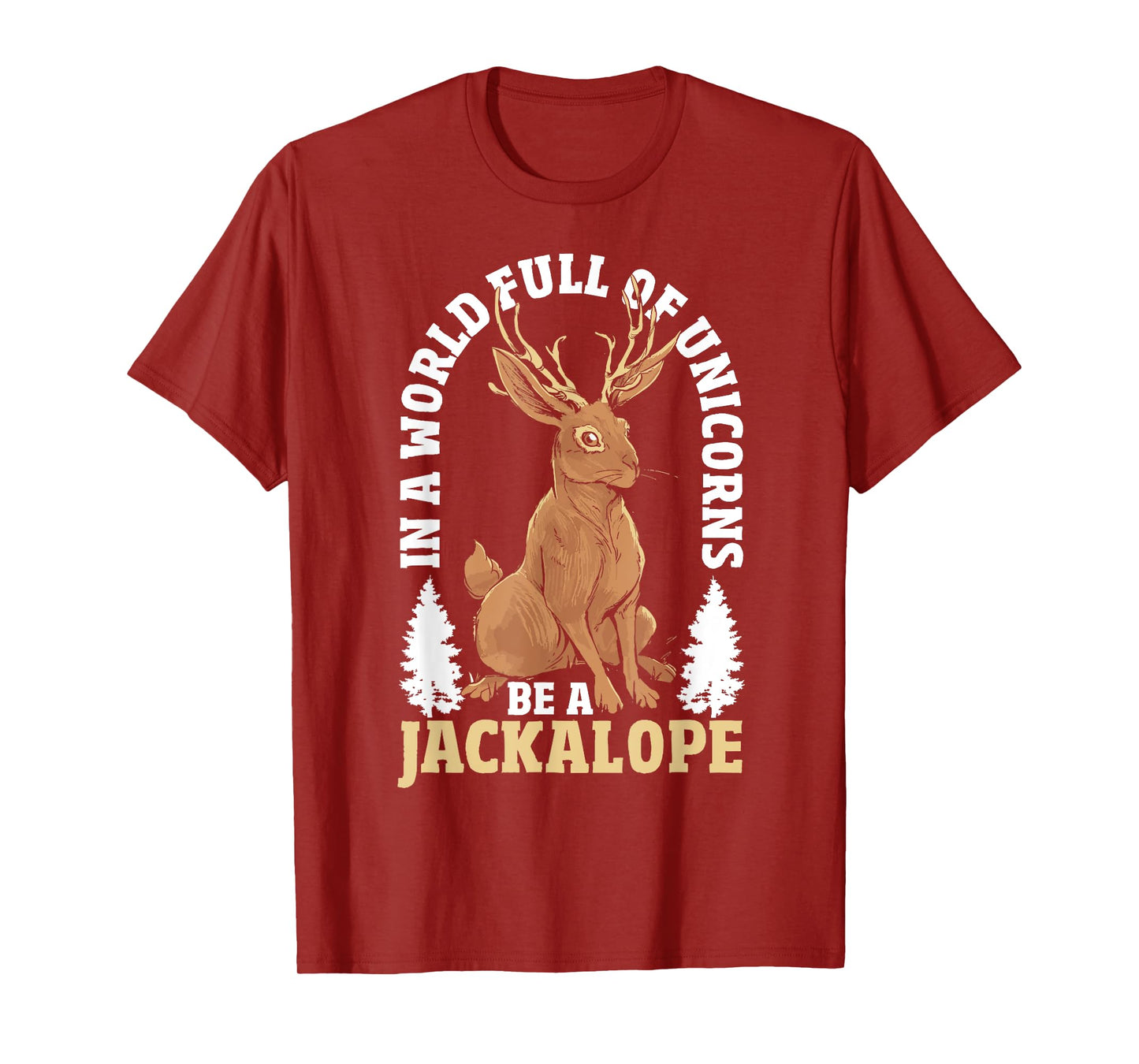 Jackalope Unicorn Mythical Cryptid Animal Jackalope T-Shirt