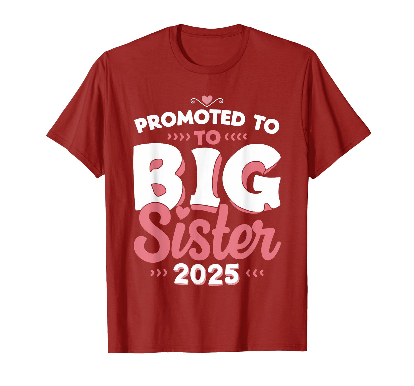 Promoted To Big Sister 2025 Unicorn Announcement T-Shirt