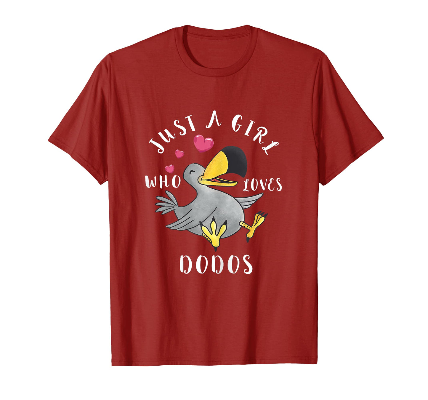 Dodo Bird Girls Dronte Bird Animal Flightless Bird Species T-Shirt