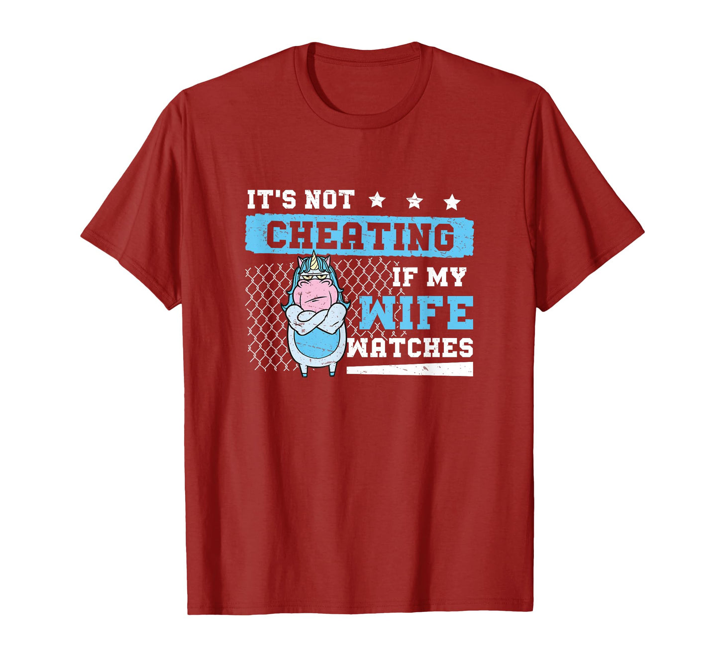 It's Not Cheating If My Wife Watches Funny Polyamory Couple T-Shirt