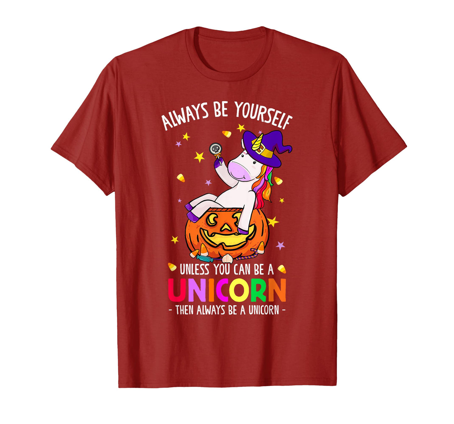 Always Be a Unicorn Halloween Unicorn Costume Women Girls T-Shirt
