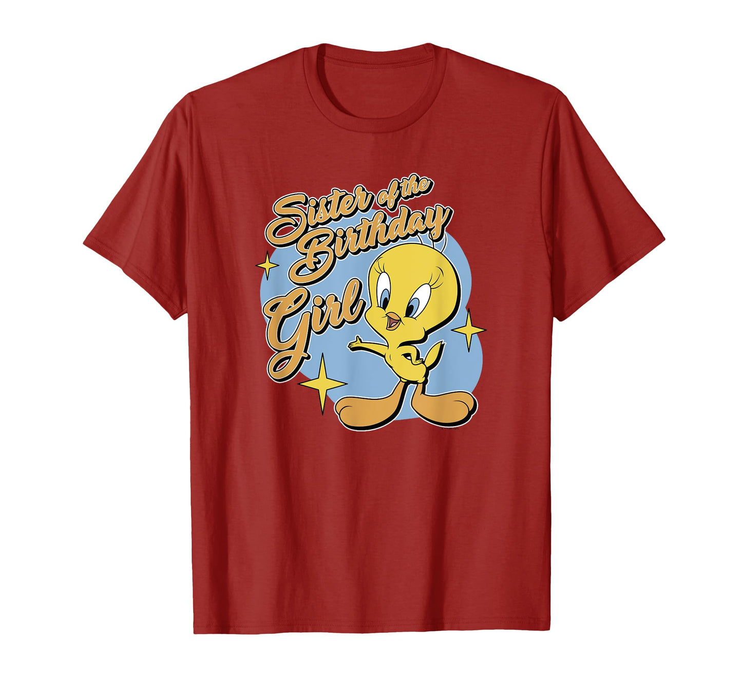 Looney Tunes Birthday Tweety Bird Sister Of Birthday Girl T-Shirt