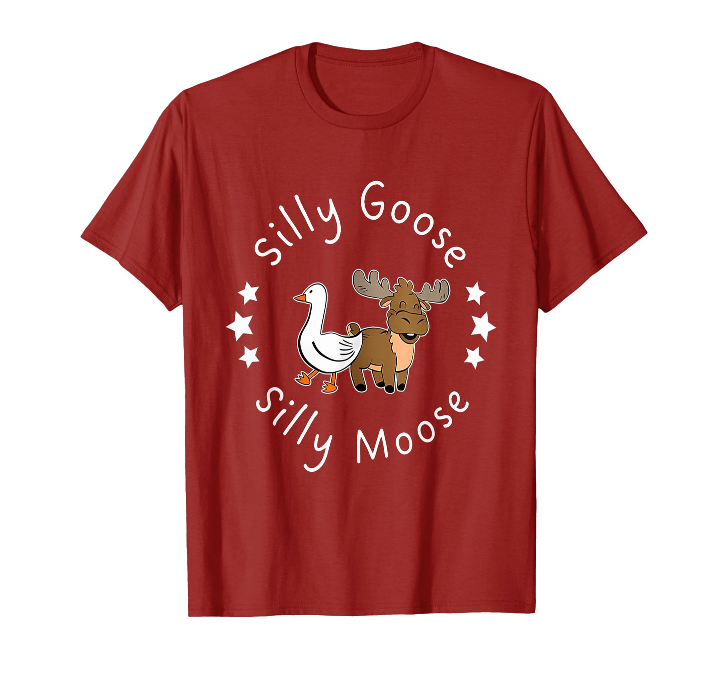 Silly Goose Silly Moose Best Friend Funny Design T-Shirt