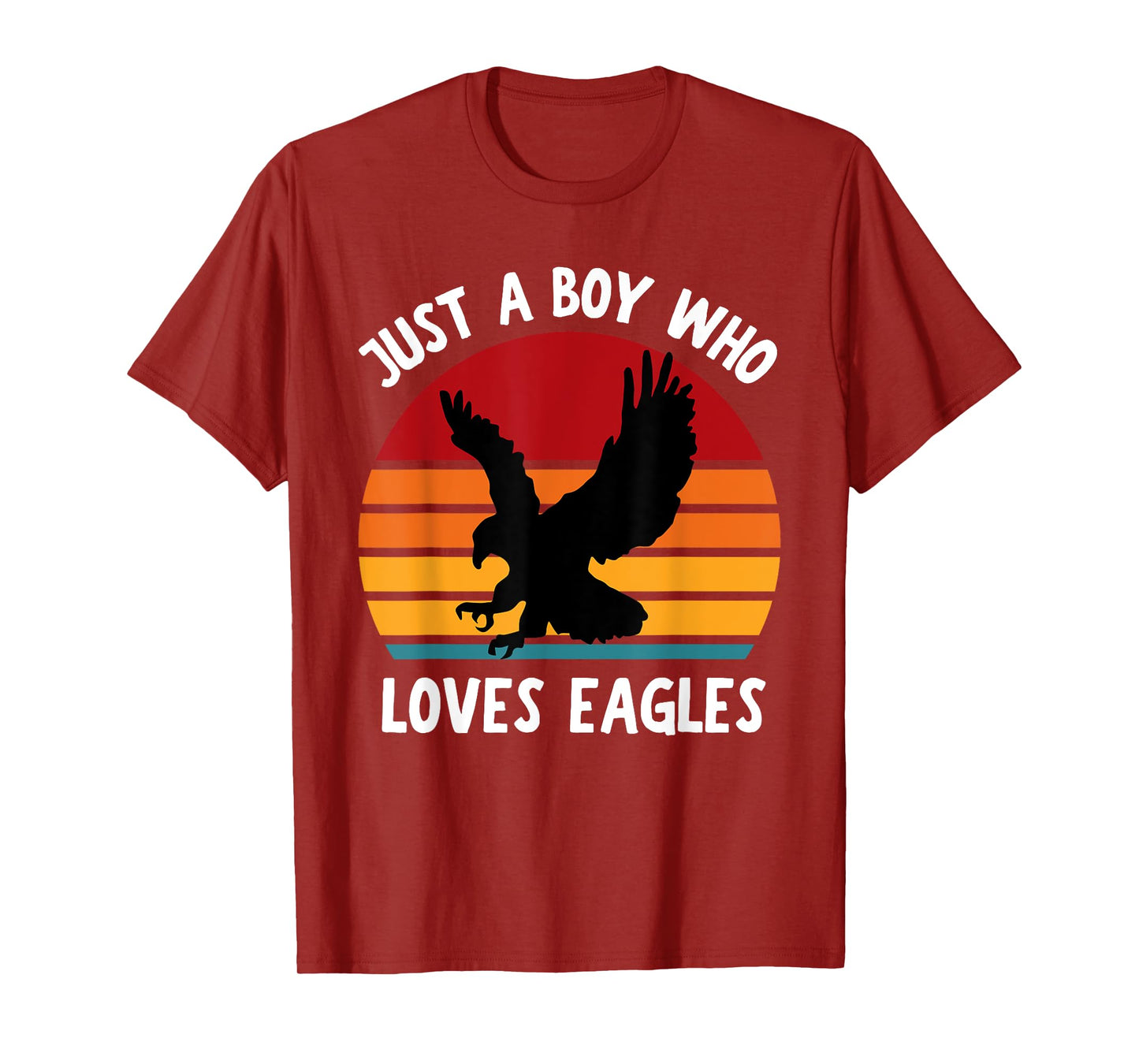 Just A Boy Who Loves Eagle Birds Funny Kids Boys Toddler T-Shirt