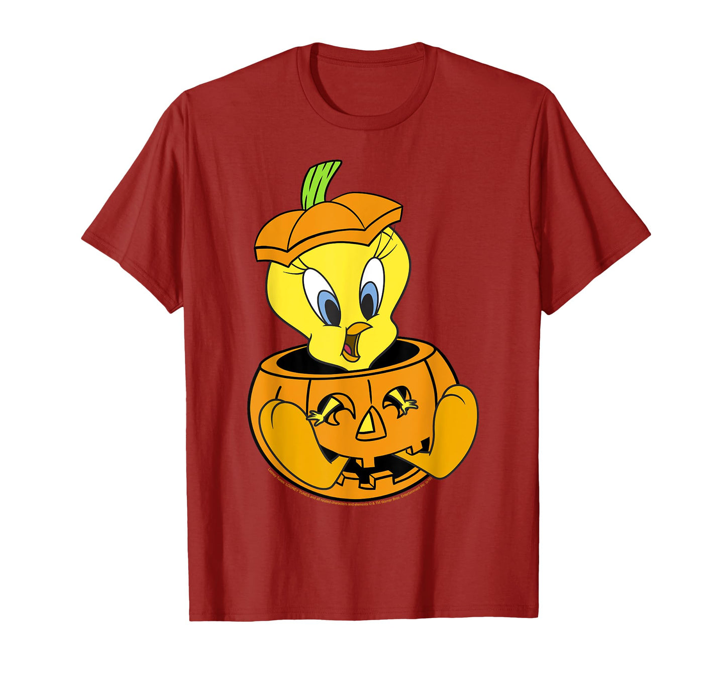 Looney Tunes Halloween Tweety Bird Pumpkin T-Shirt