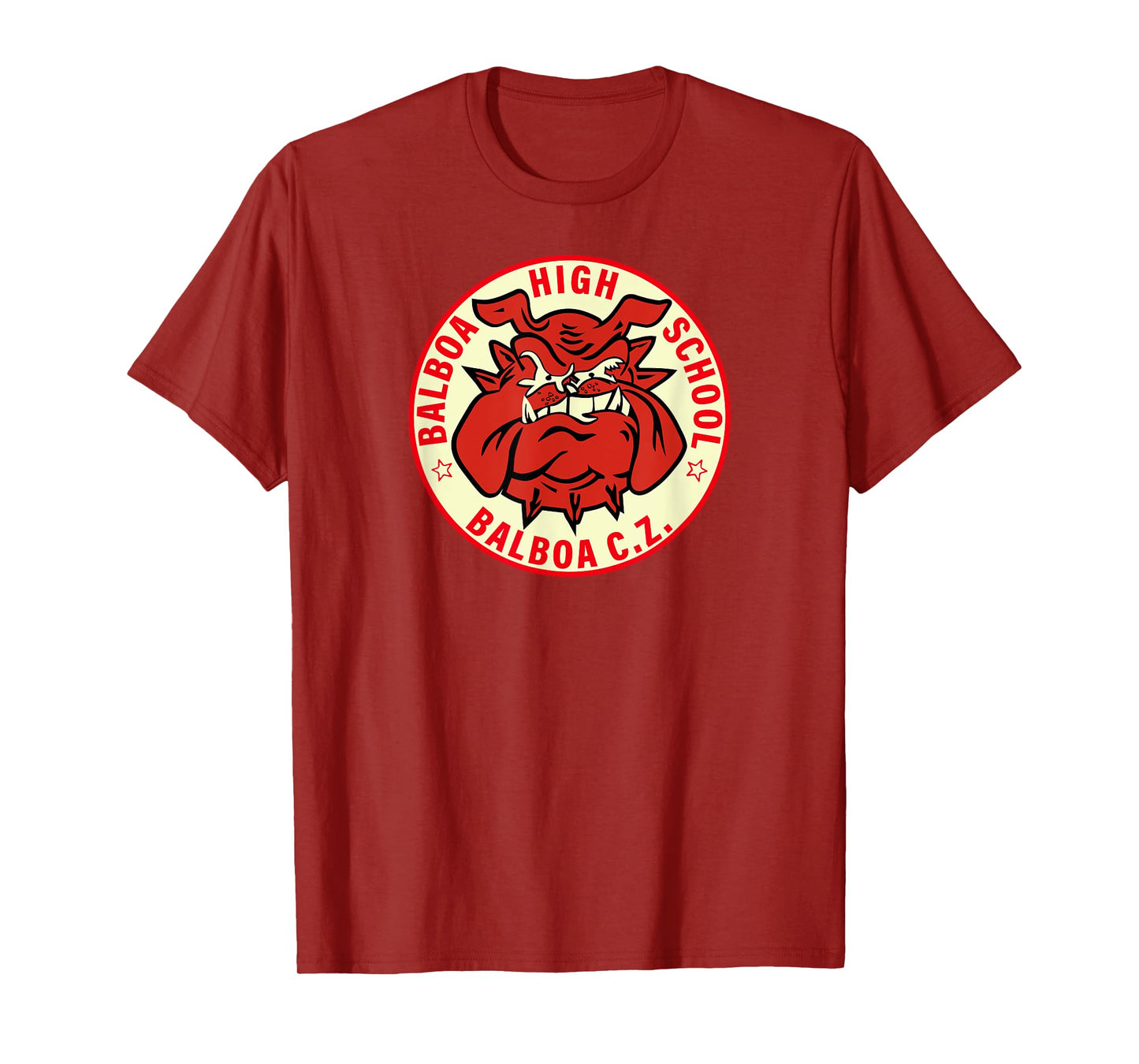 Balboa High School former Panama Canal Zone Bulldog Mascot T-Shirt for Men Women
