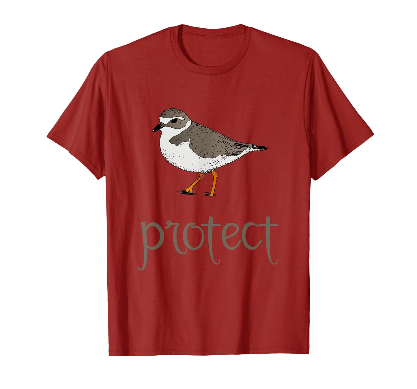 Protect the Piping Plover Bird Beach Nature Conservation T-Shirt