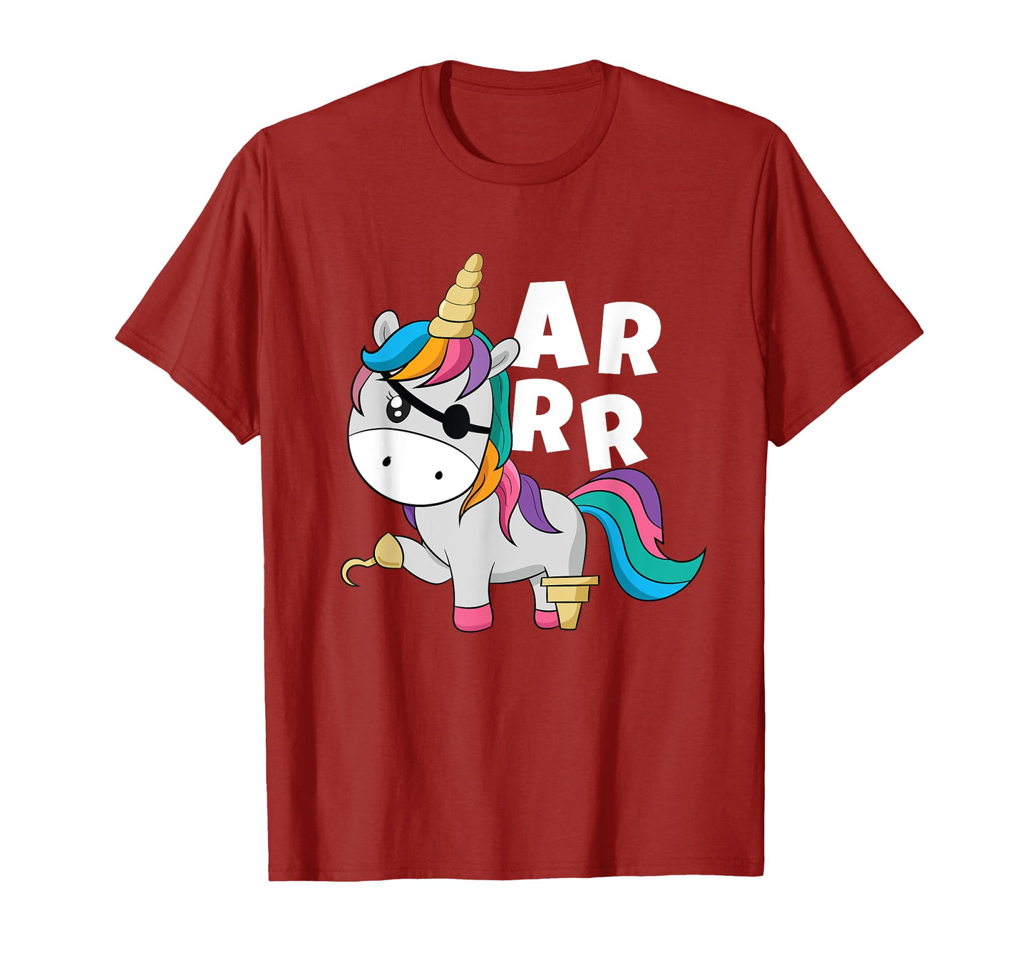 Caribbean Sea Thief Freebooter Toddler Girl Unicorn Pirate T-Shirt