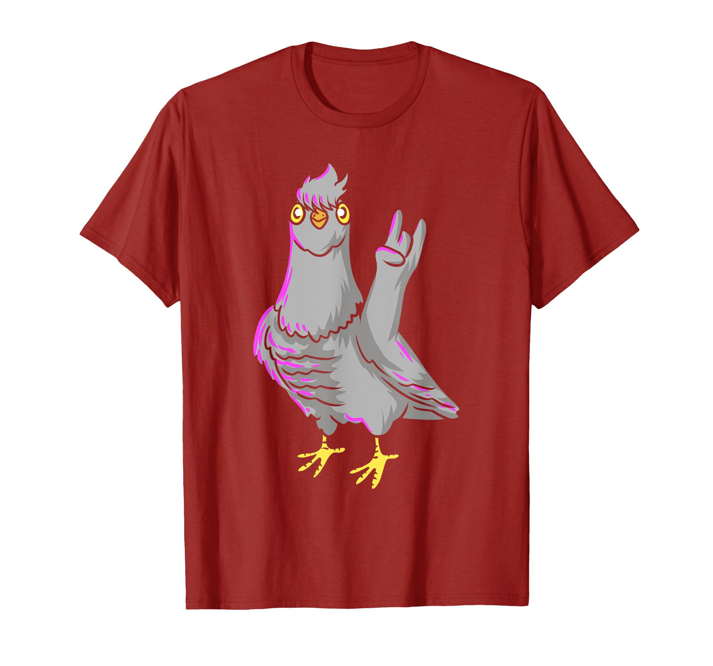 Gothic Pigeon Emo Punk Death Metal Bird Lover Pigeon Racing T-Shirt