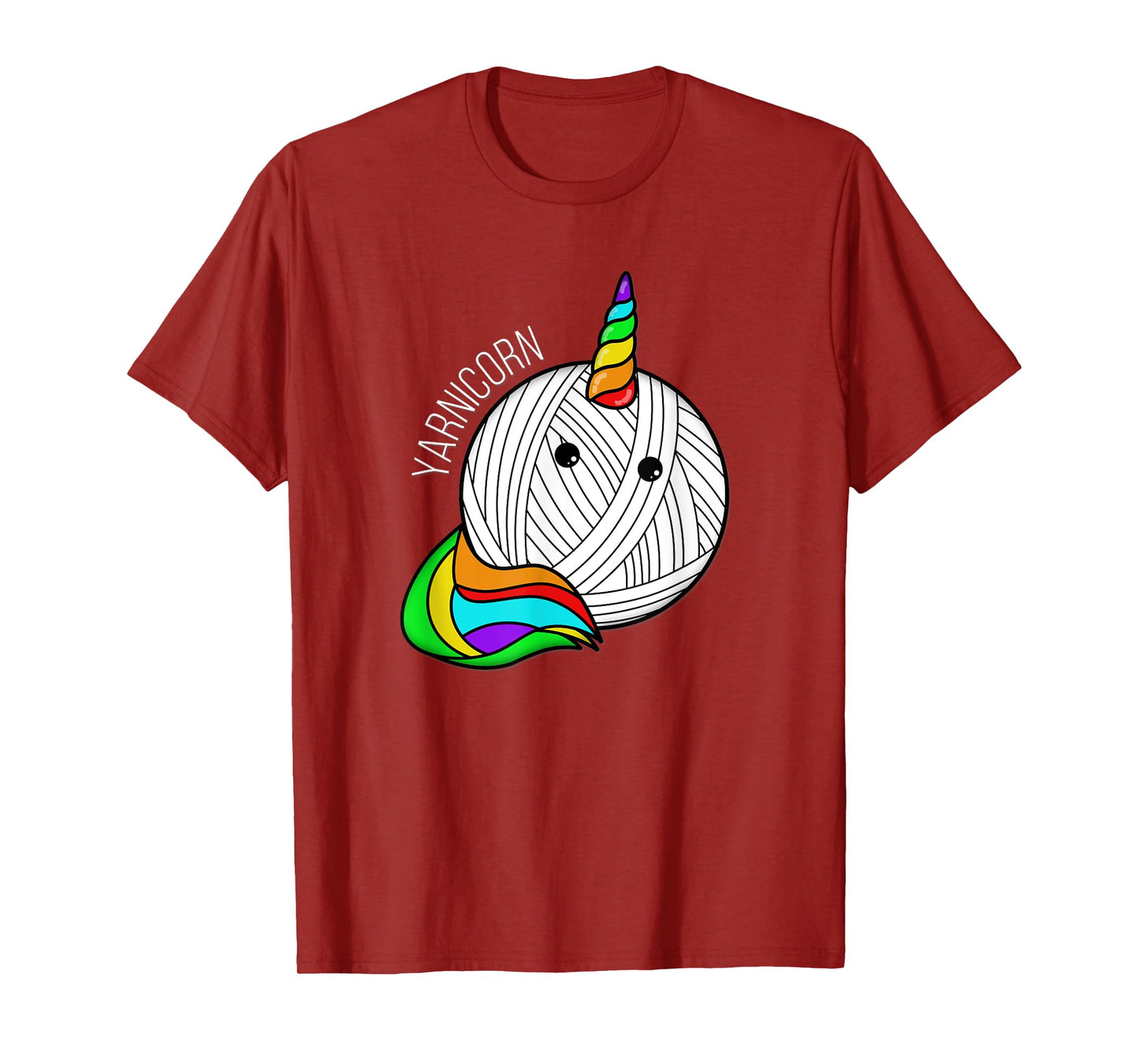 Funny Yarn Art Unicorn - Yarn Horn Crochet Pictures T-Shirt