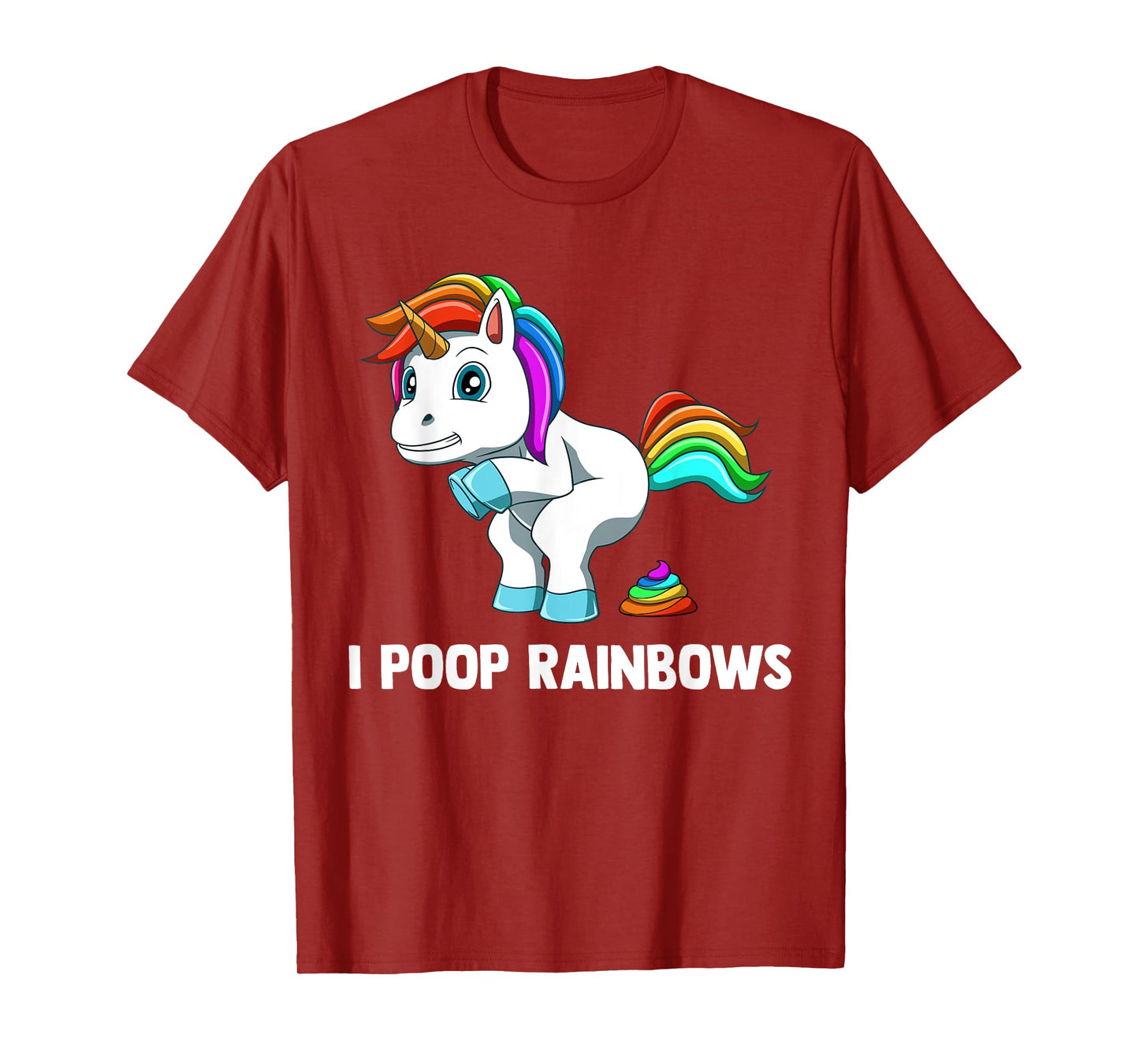 Rainbow Pooping Unicorn T-Shirt