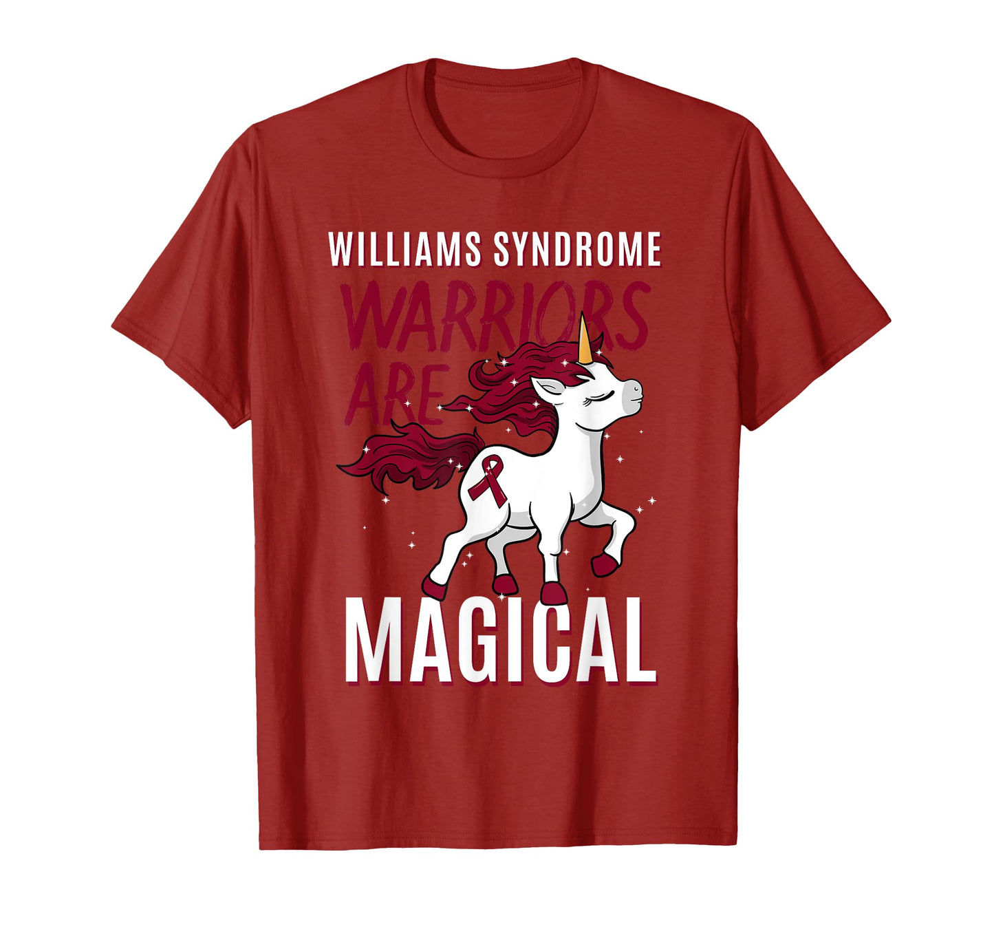 Williams Syndrome Warrior WS Williams–Beuren WBS Unicorn T-Shirt
