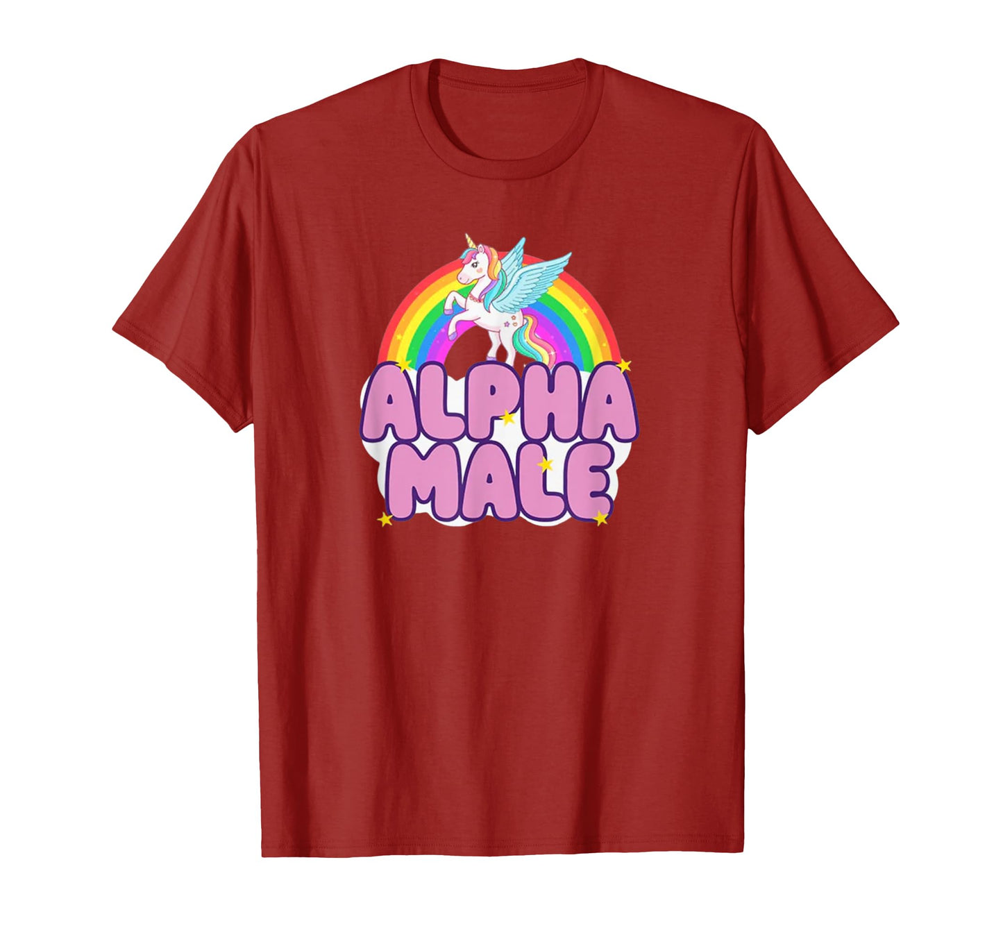 Alpha Male Unicorn Funny Sarcastic Ironic T-Shirt