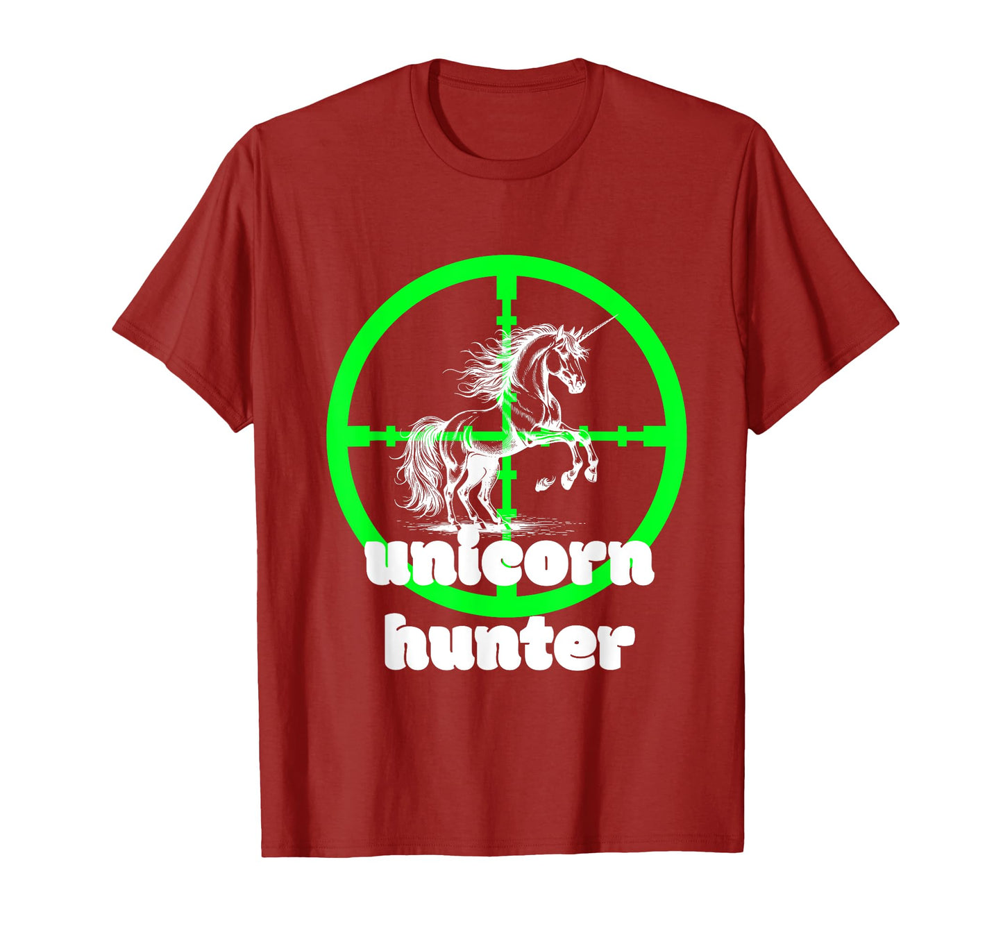 Unicorn Hunter Funny Lifestyle Design T-Shirt