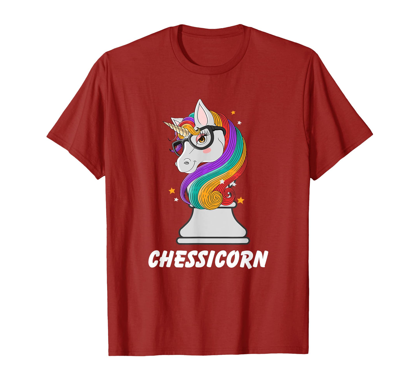 Cute Chess Art Chessicorn Unicorn Lovers Chess Player T-Shirt