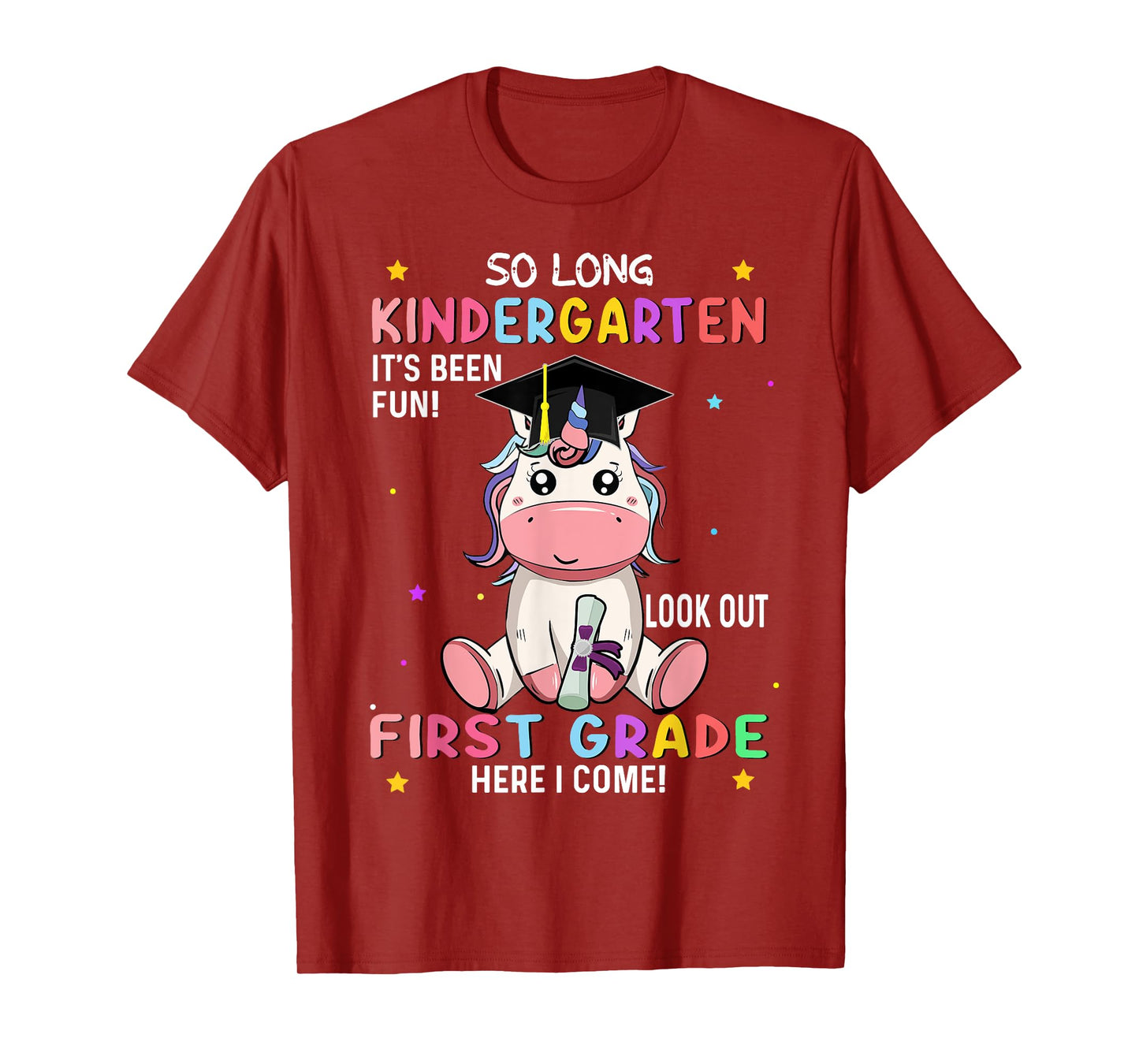 So Long Kindergarten graduation class 2025 unicorn girls T-Shirt