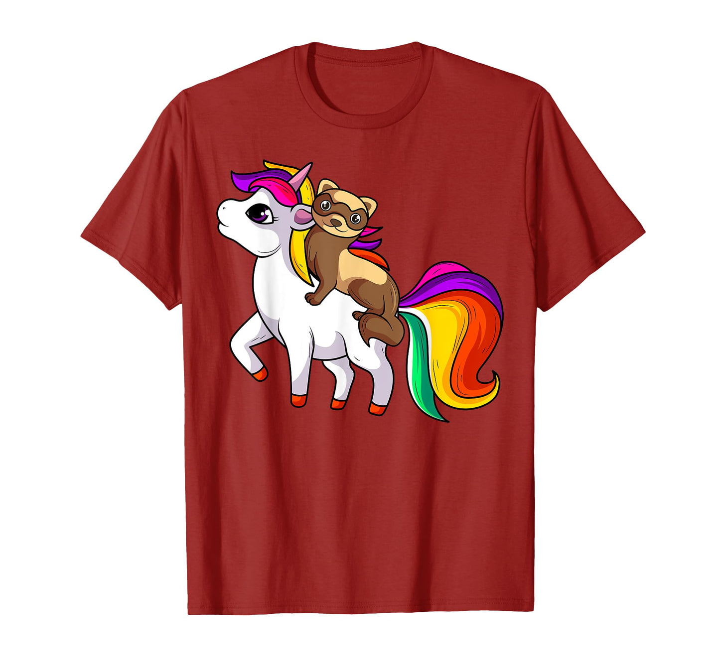 Ferret Unicorn Animal Lover T-Shirt
