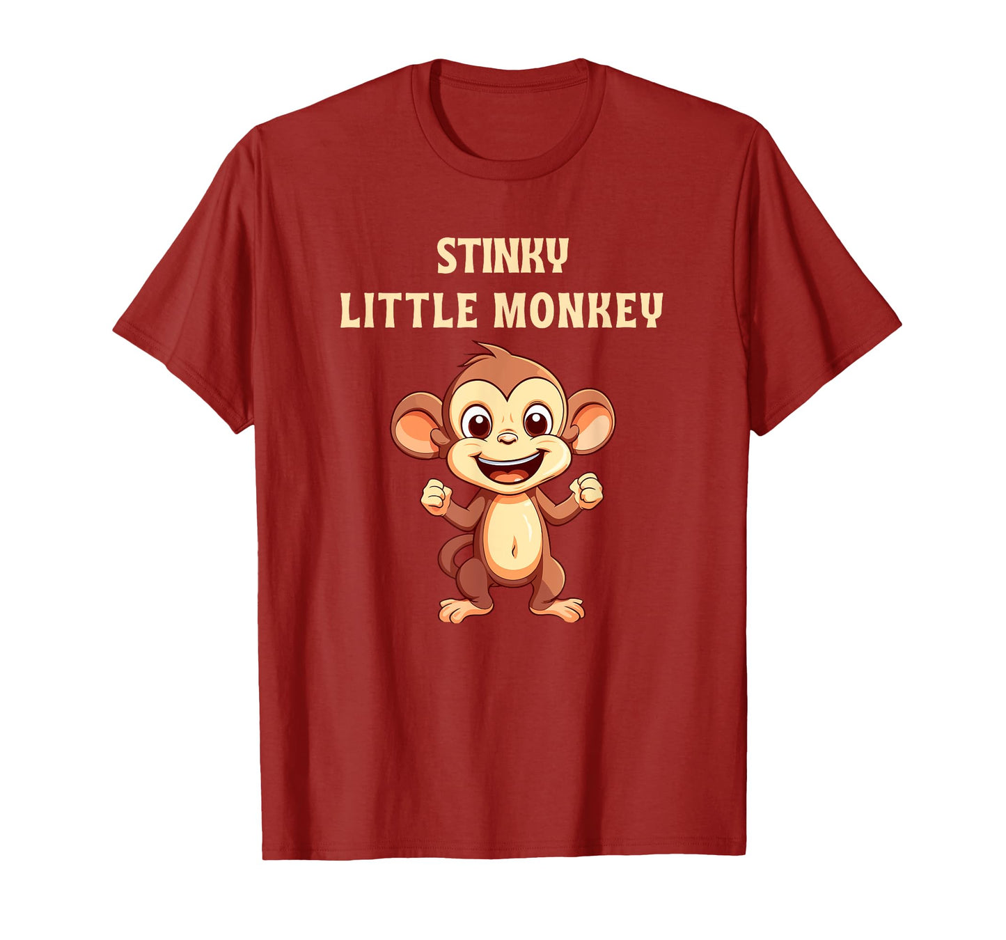 Cute Stinky Little Monkey Fart Nickname for Girlfriend T-Shirt