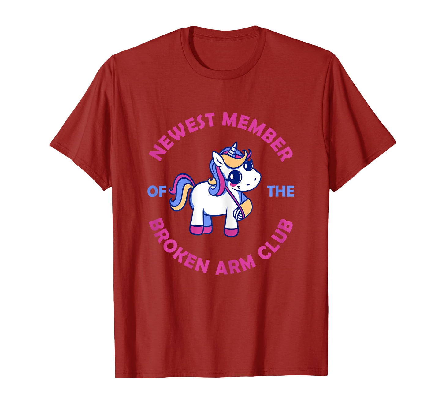 Unicorn Broken Arm Broken Arm Club for Girls T-Shirt