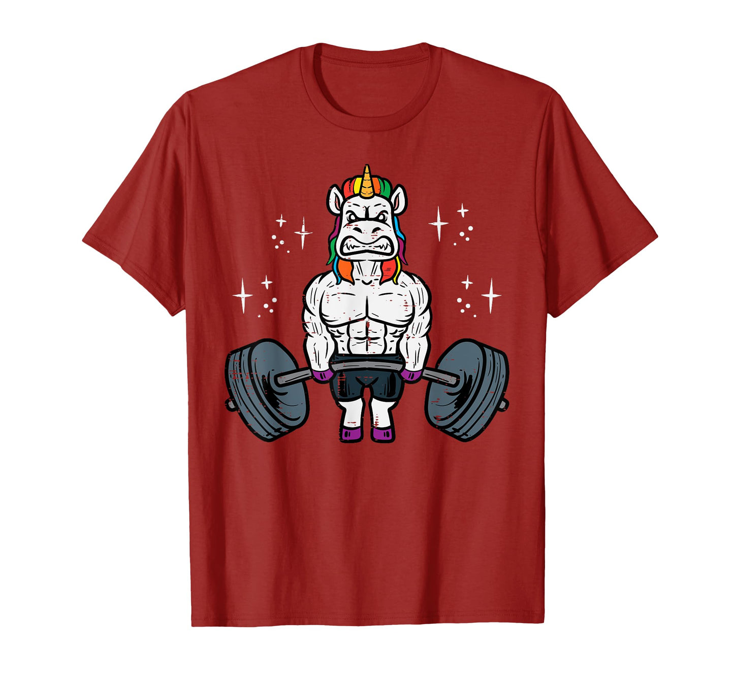 Workout Unicorn Deadlift Gym Fitness Weightlifting Women Men T-Shirt